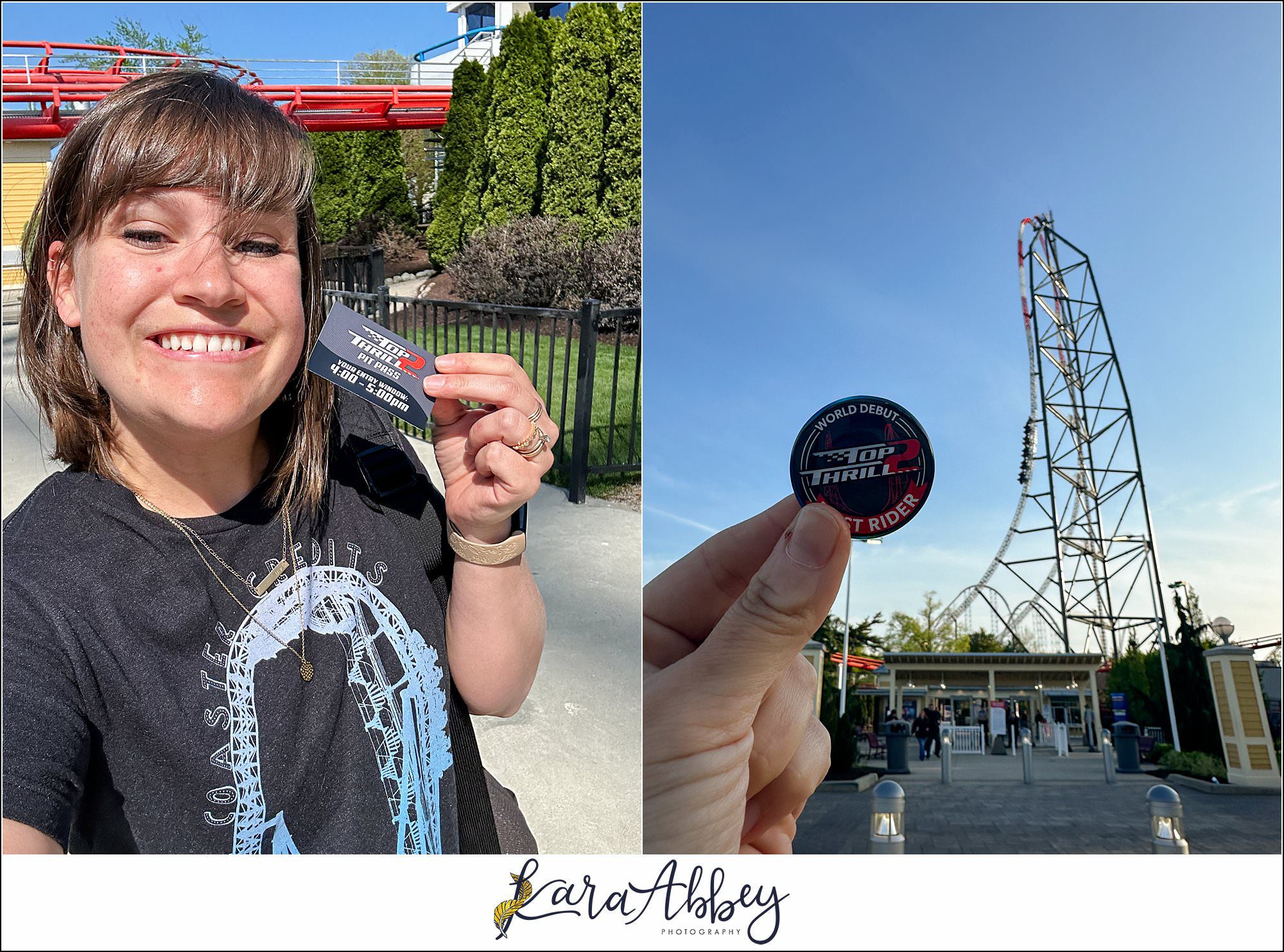 Riding Top Thrill 2 at Cedar Point The Adventuring Abbeys