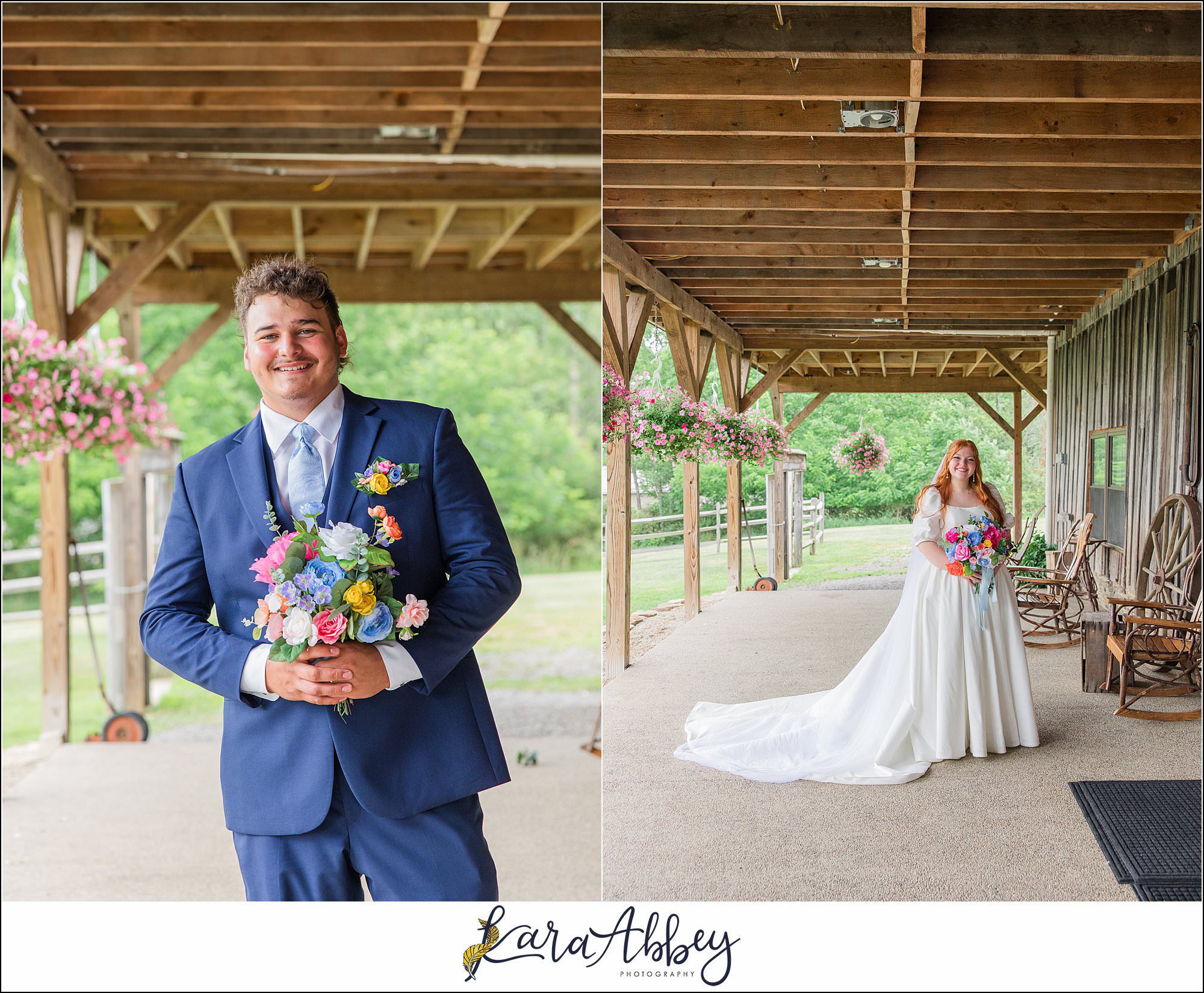 Colorful Summer Wedding at Fairman Family Farms in Shelocta, PA