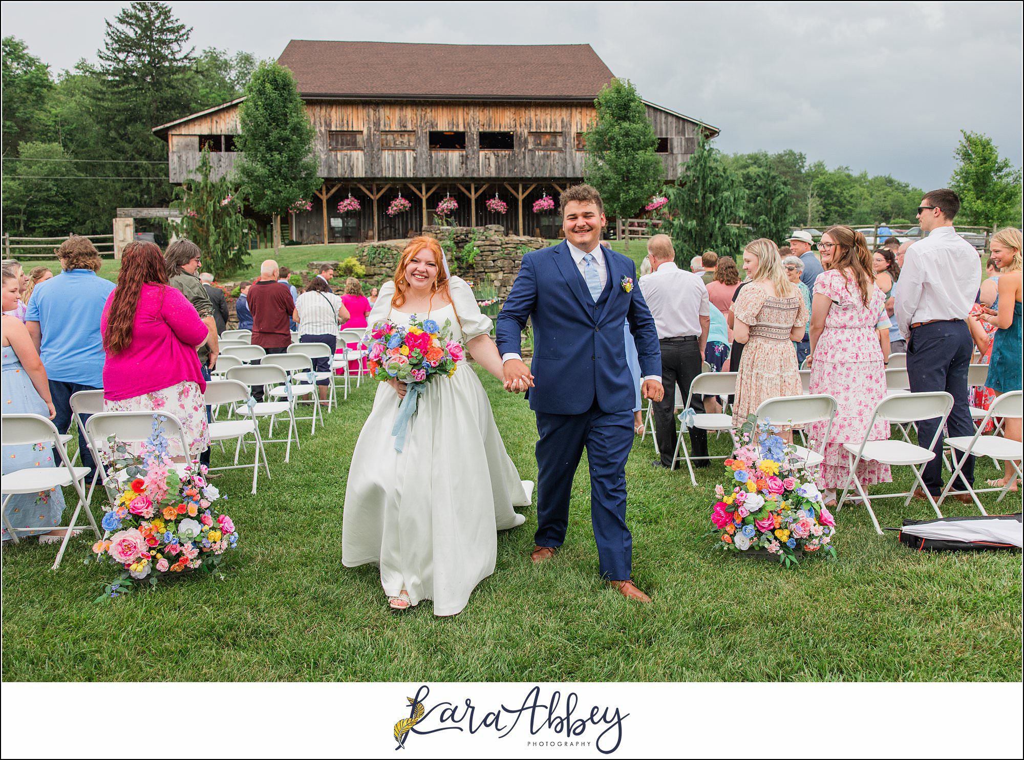 Colorful Summer Wedding at Fairman Family Farms in Shelocta, PA