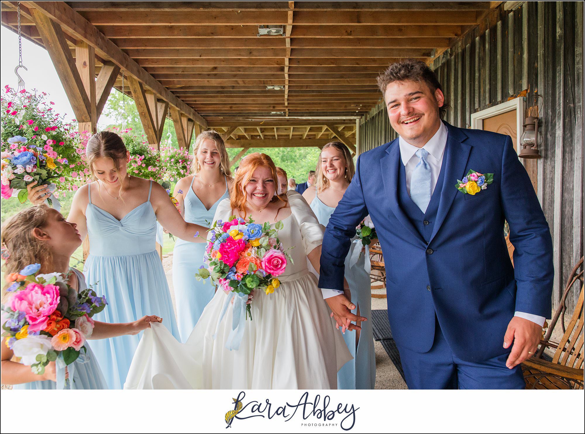 Colorful Summer Wedding at Fairman Family Farms in Shelocta, PA