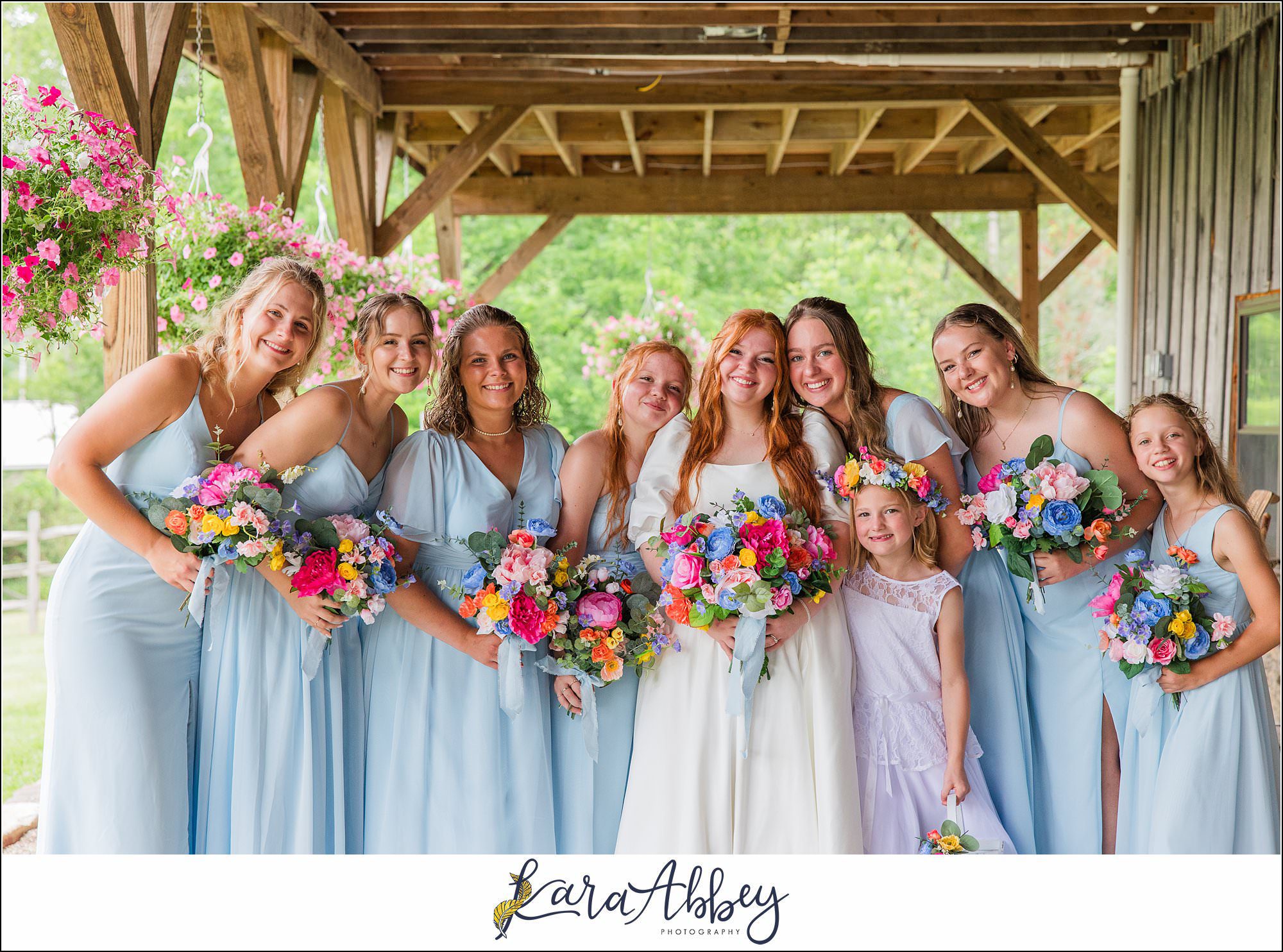 Colorful Summer Wedding at Fairman Family Farms in Shelocta, PA