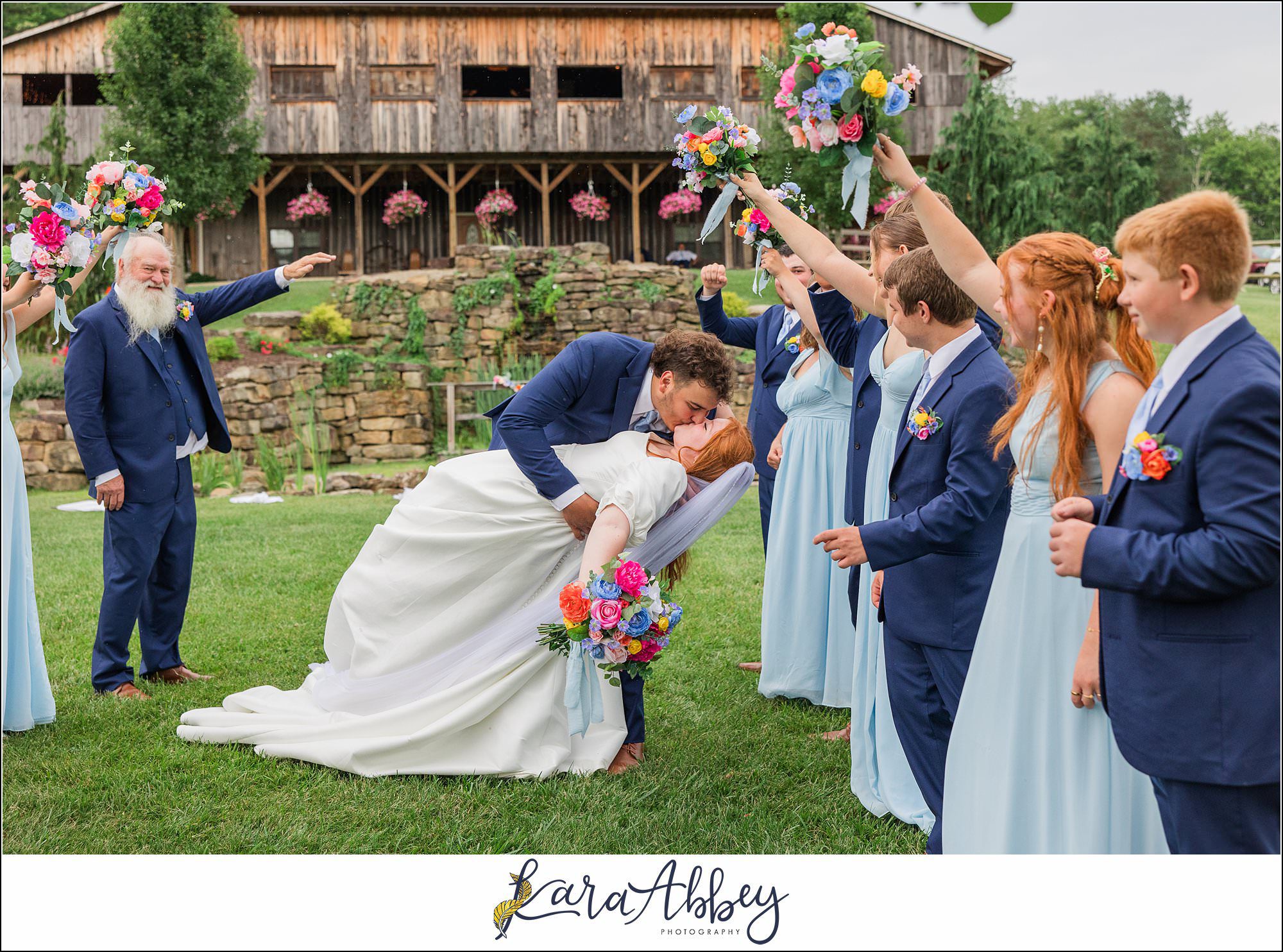 Colorful Summer Wedding at Fairman Family Farms in Shelocta, PA