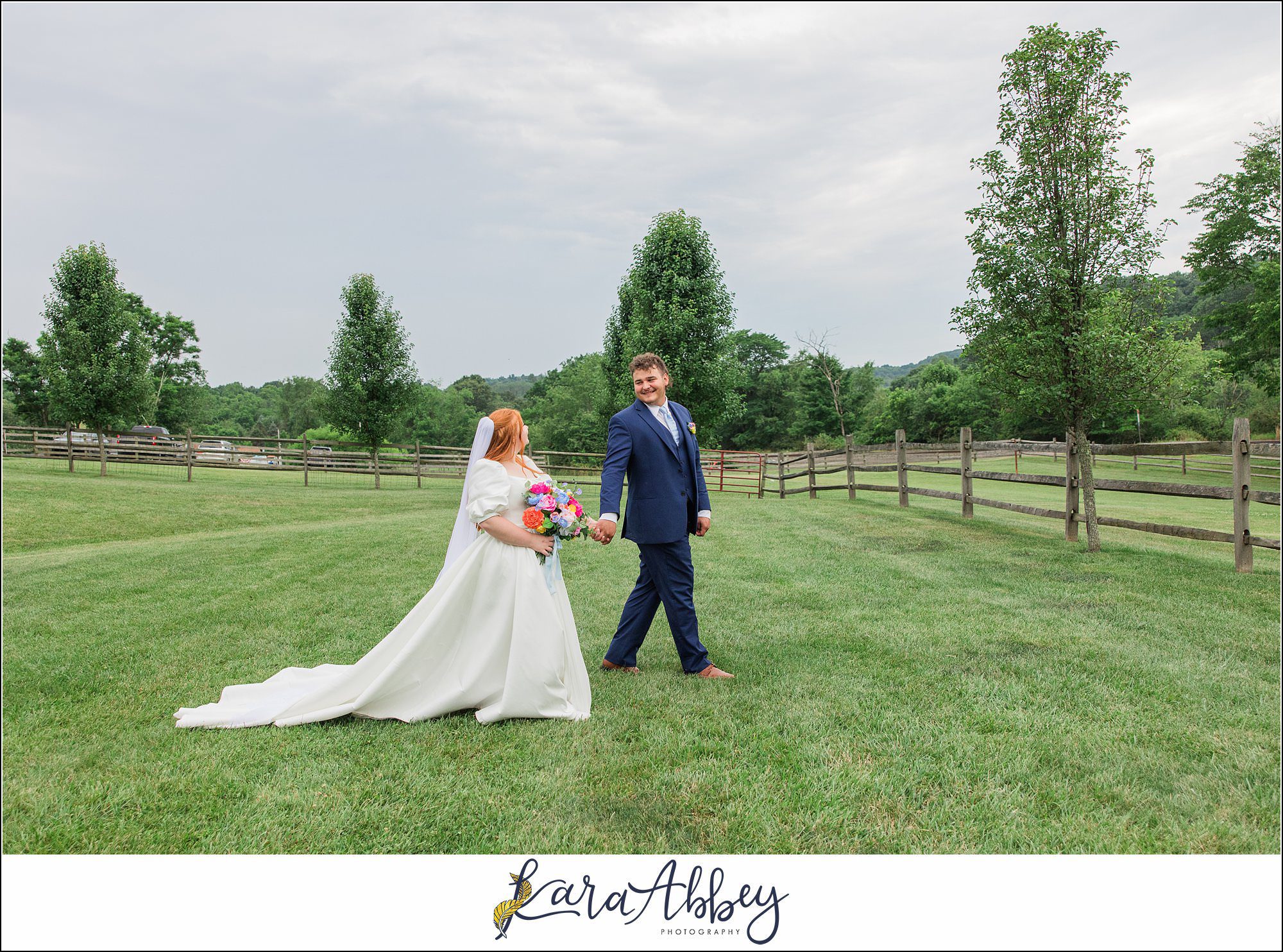 Colorful Summer Wedding at Fairman Family Farms in Shelocta, PA