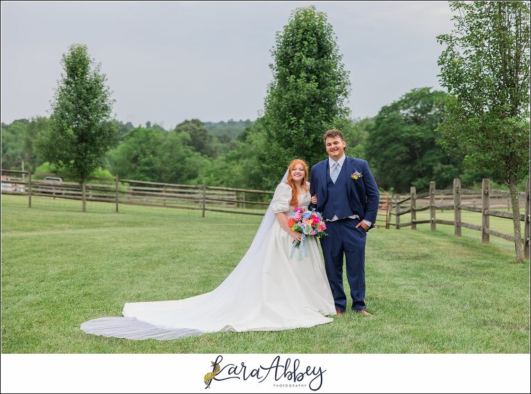 Colorful Summer Wedding at Fairman Family Farms in Shelocta, PA