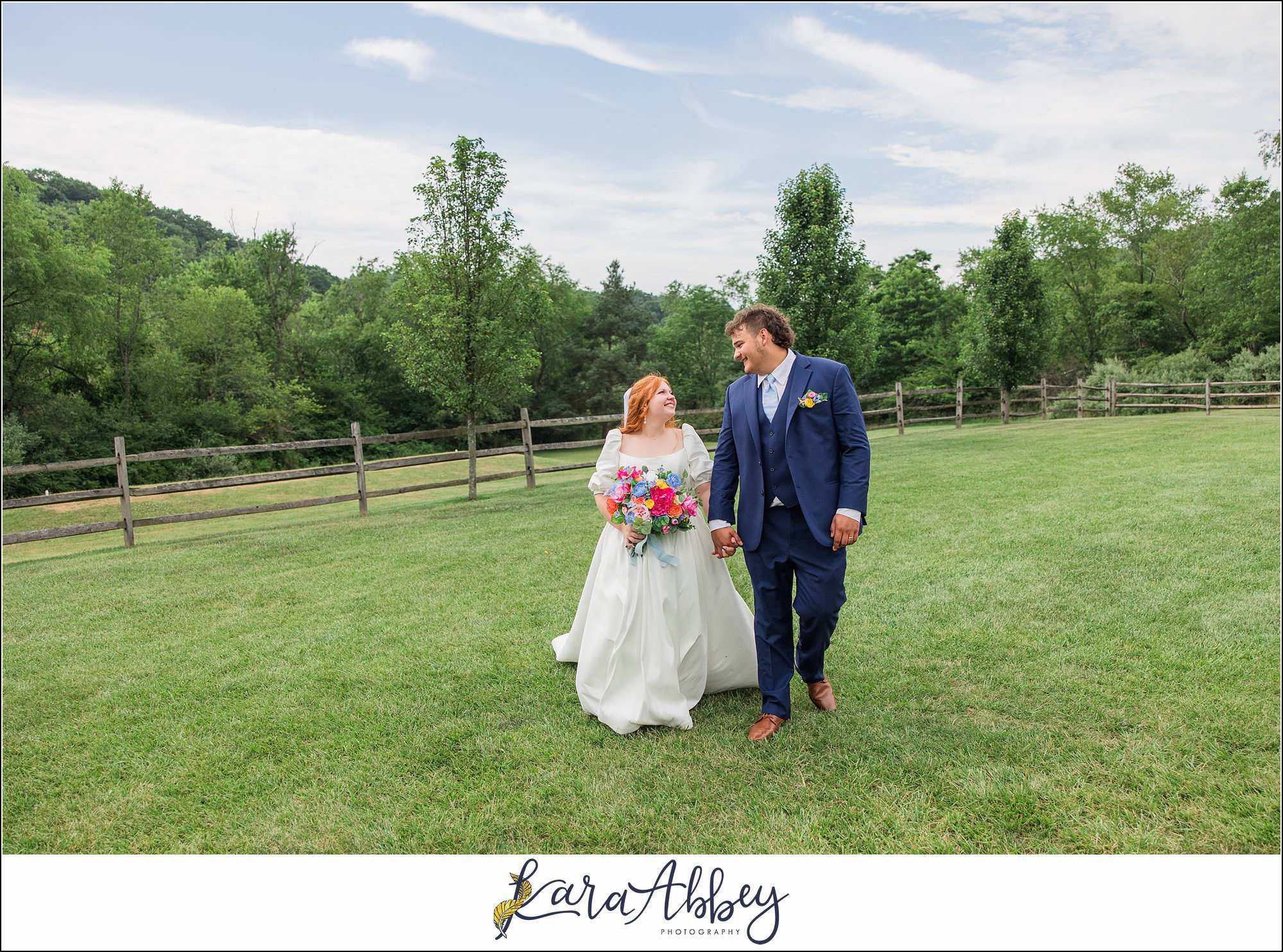 Colorful Summer Wedding at Fairman Family Farms in Shelocta, PA