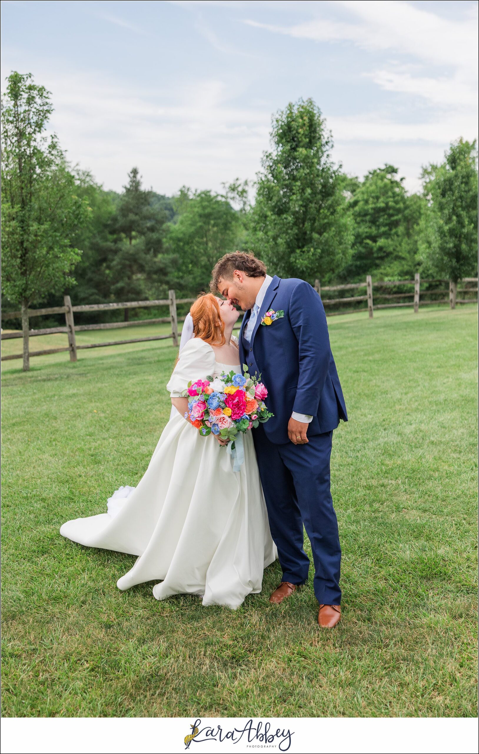 Colorful Summer Wedding at Fairman Family Farms in Shelocta, PA