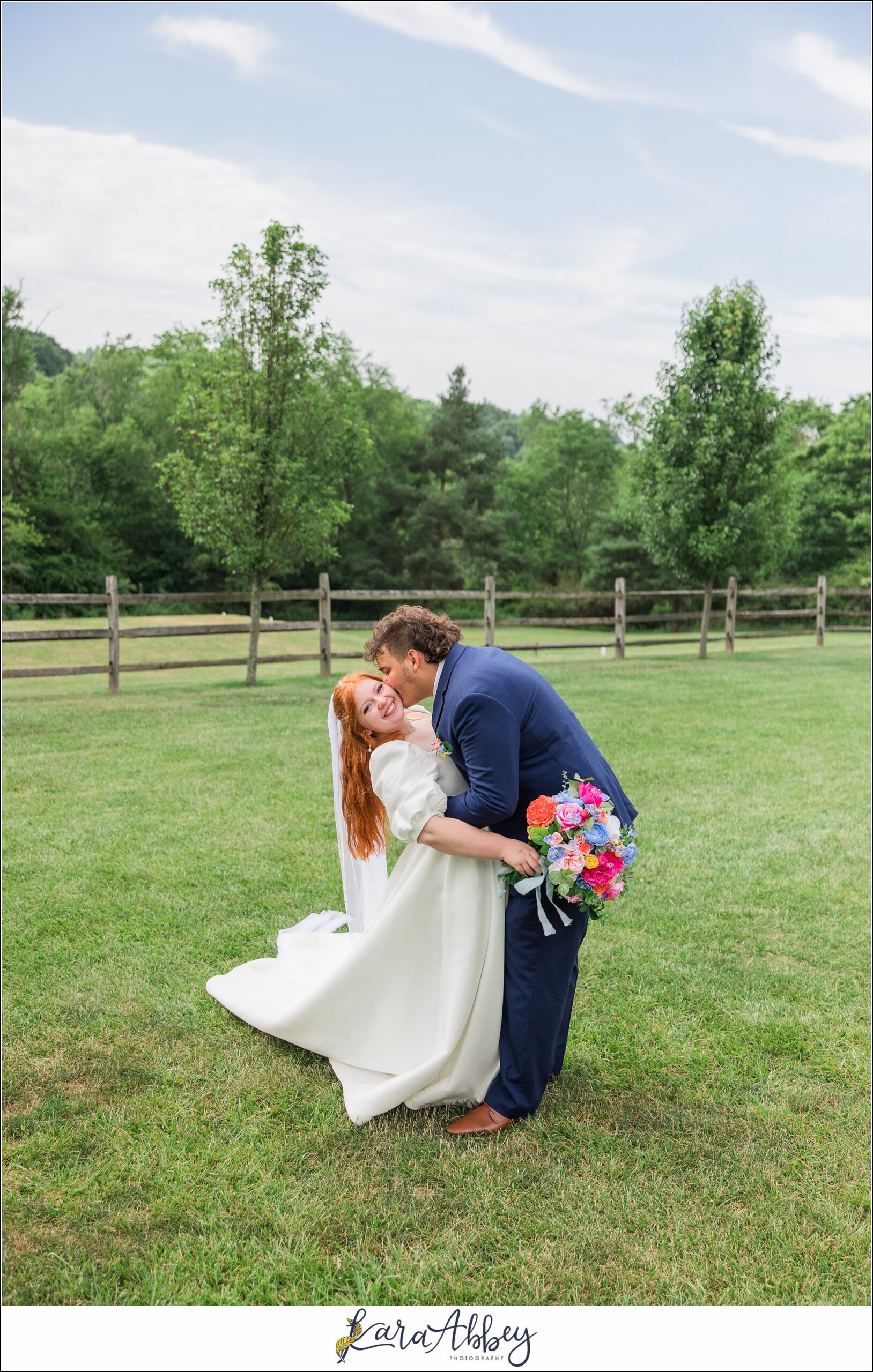 Colorful Summer Wedding at Fairman Family Farms in Shelocta, PA