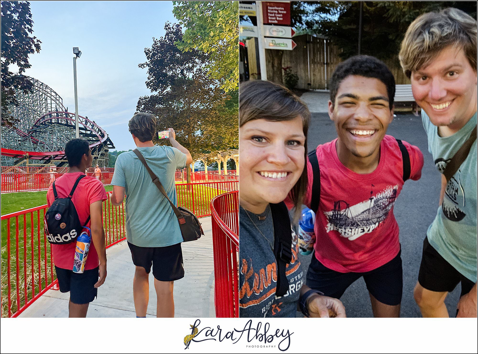 The Adventuring Abbeys go to Hersheypark Wildcats Revenge