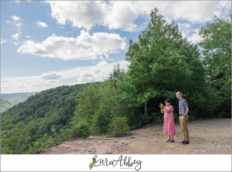 Summer Vow Renewal Wedding Celebration at Black Water Falls State Park in Davis WV