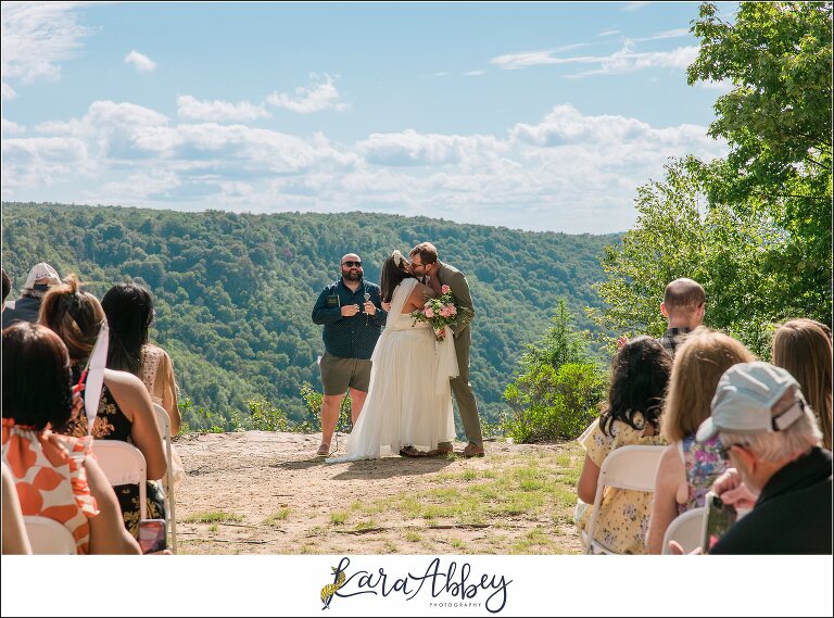 Summer Vow Renewal Wedding Celebration at Black Water Falls State Park in Davis WV