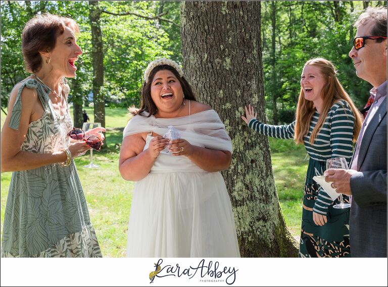 Summer Vow Renewal Wedding Celebration at Black Water Falls State Park in Davis WV