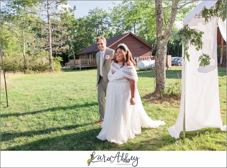 Summer Vow Renewal Wedding Celebration at Black Water Falls State Park in Davis WV