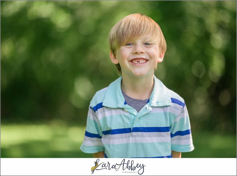 Summer Backyard Half Birthday Portraits in Irwin PA