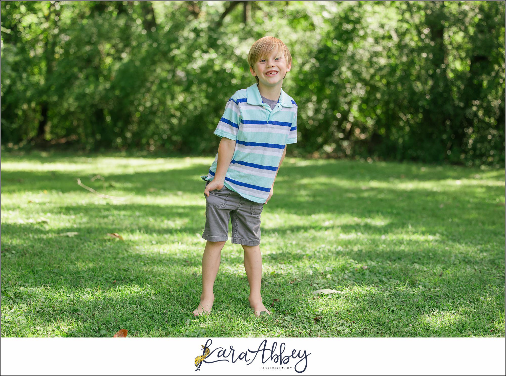 Summer Backyard Half Birthday Portraits in Irwin PA