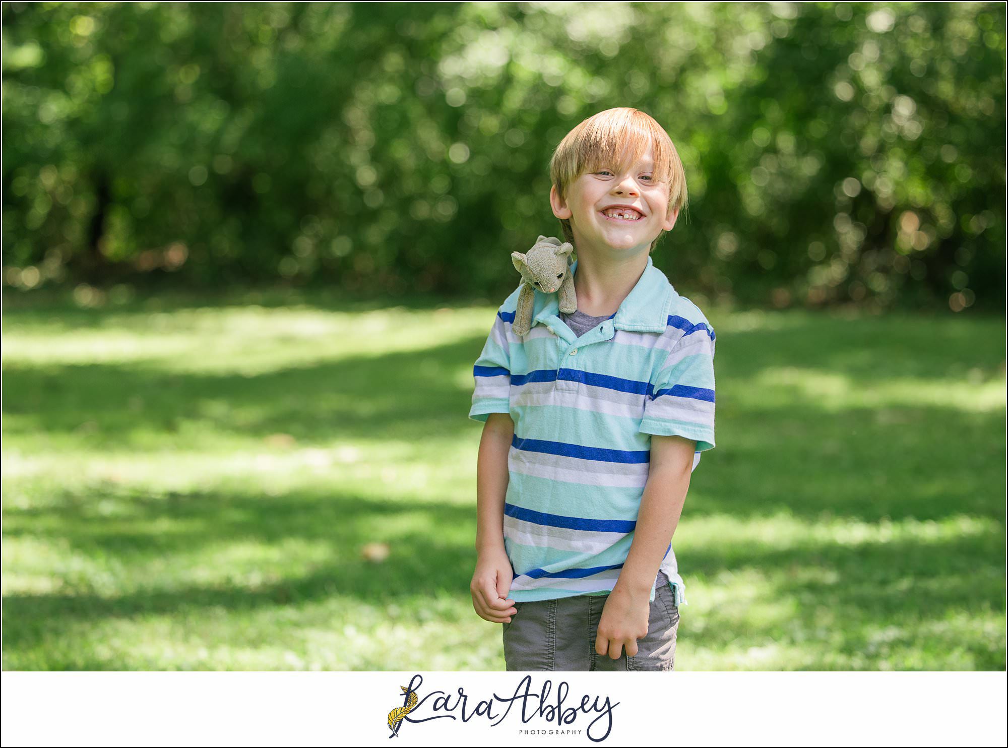 Summer Backyard Half Birthday Portraits in Irwin PA