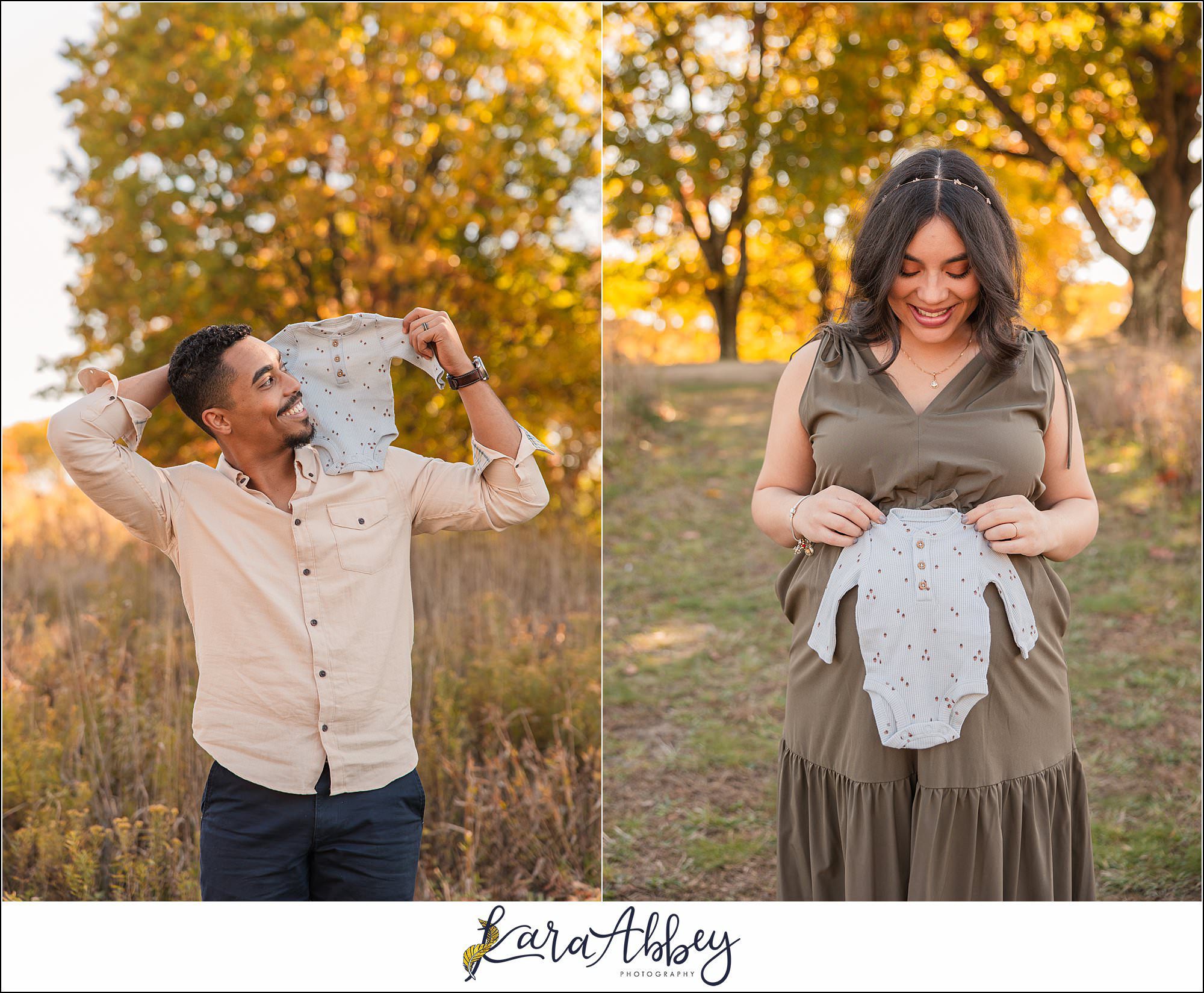 Fall Maternity Portraits at White Oak Park in Irwin, PA