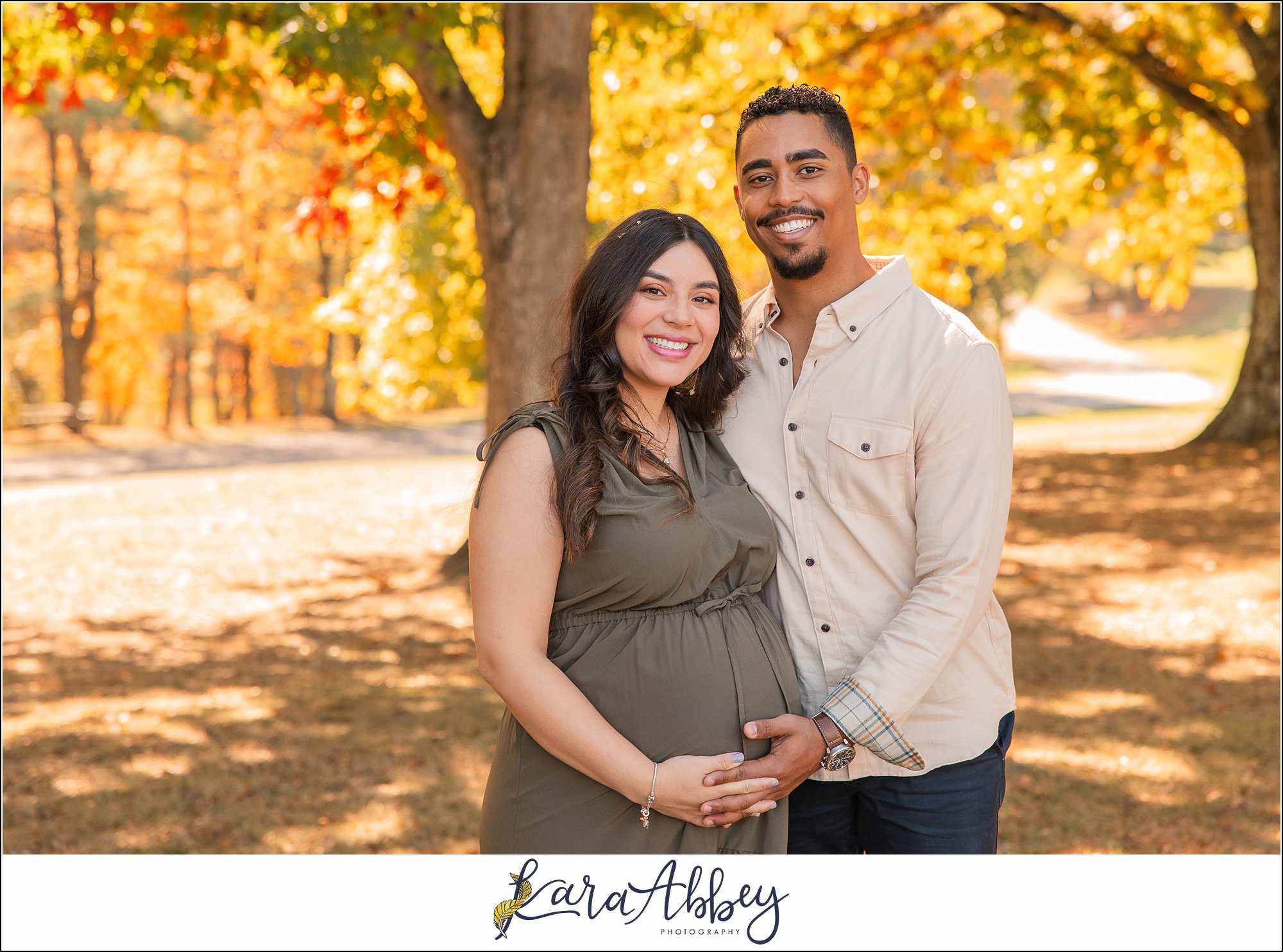 Fall Maternity Portraits at White Oak Park in Irwin, PA