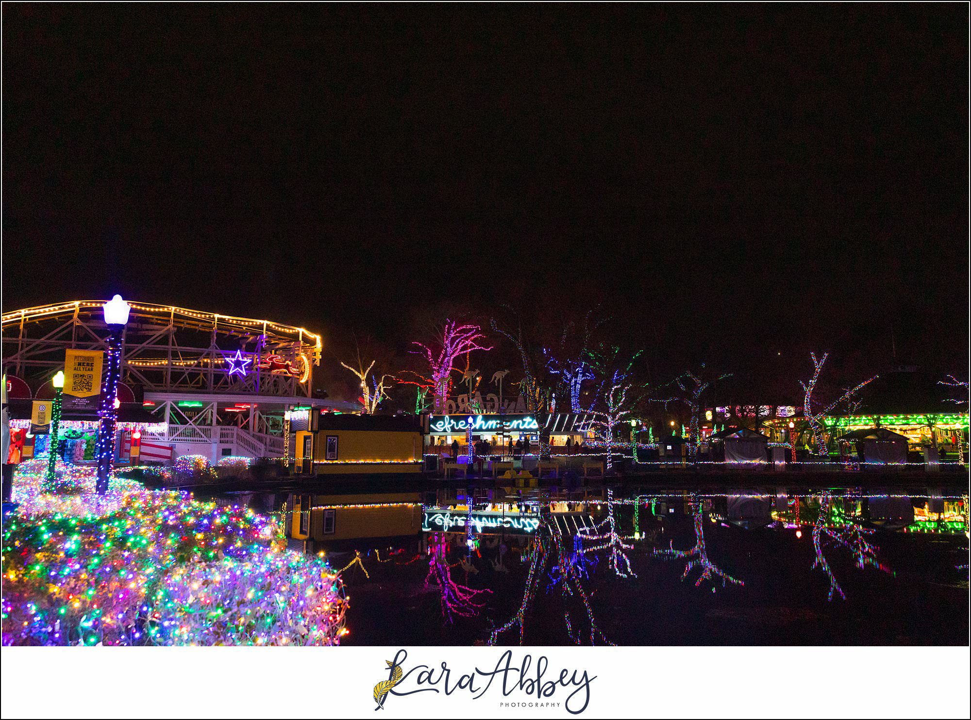 Kennywood Park Holiday Lights 2024 Christmas Event in Pittsburgh