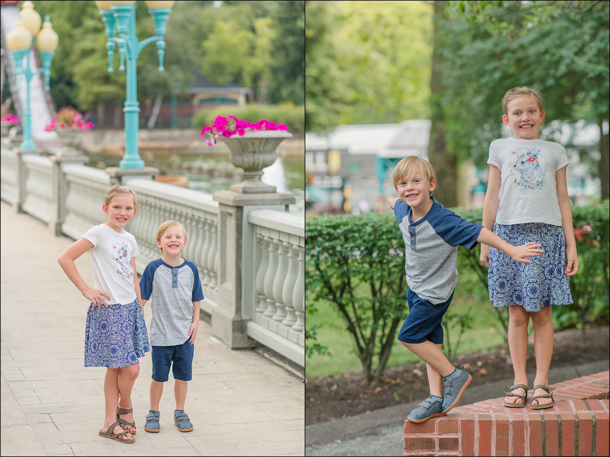 Family Photos at Kennywood Park The Roller Coaster Family XscreamThrills