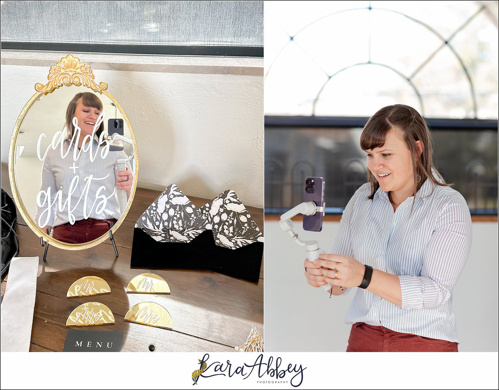 Behind the Scenes as a Wedding Photographer and Wedding Day Content Creator in Irwin PA