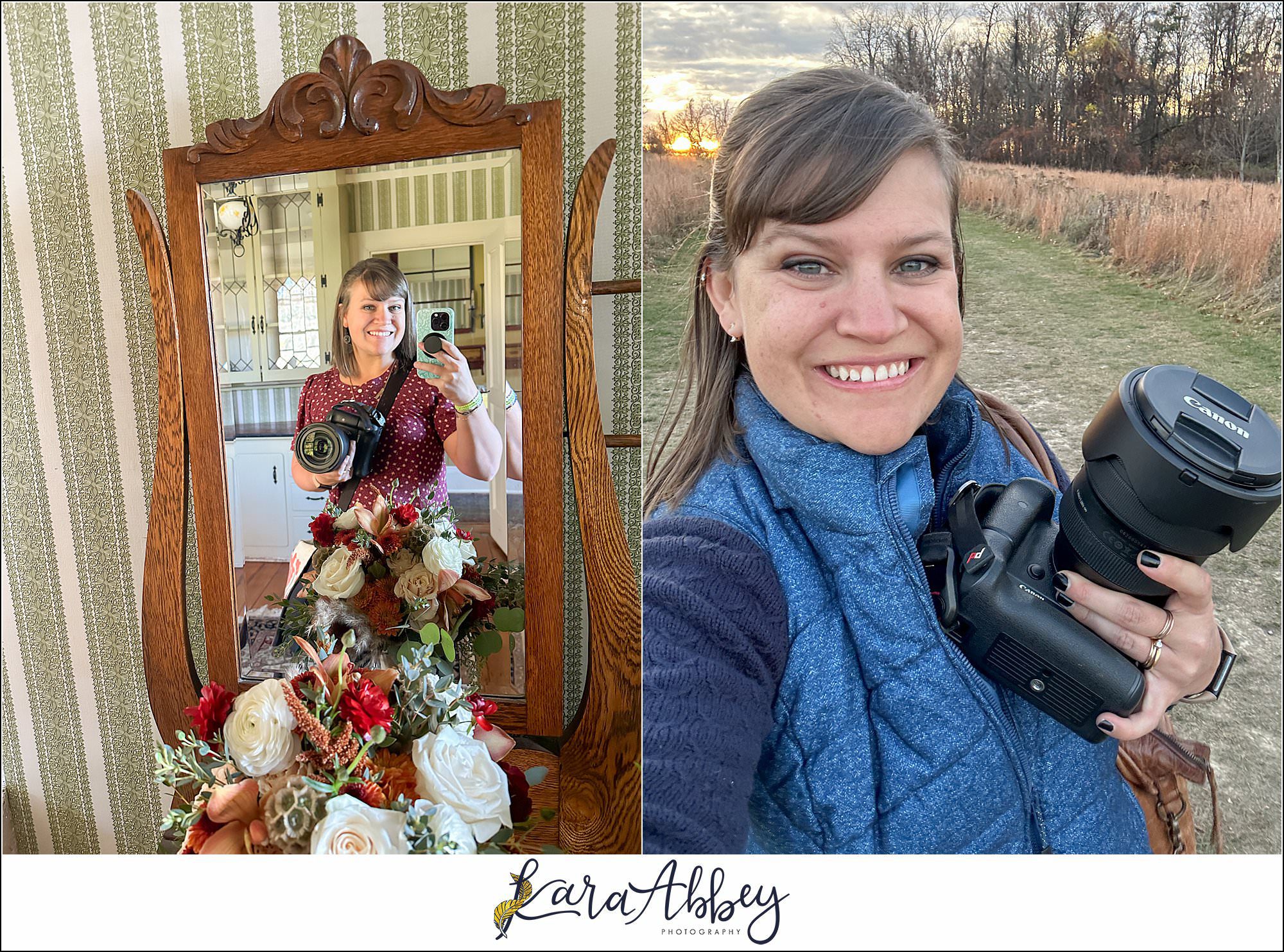 Behind the Scenes as a Wedding Photographer and Wedding Day Content Creator in Irwin PA