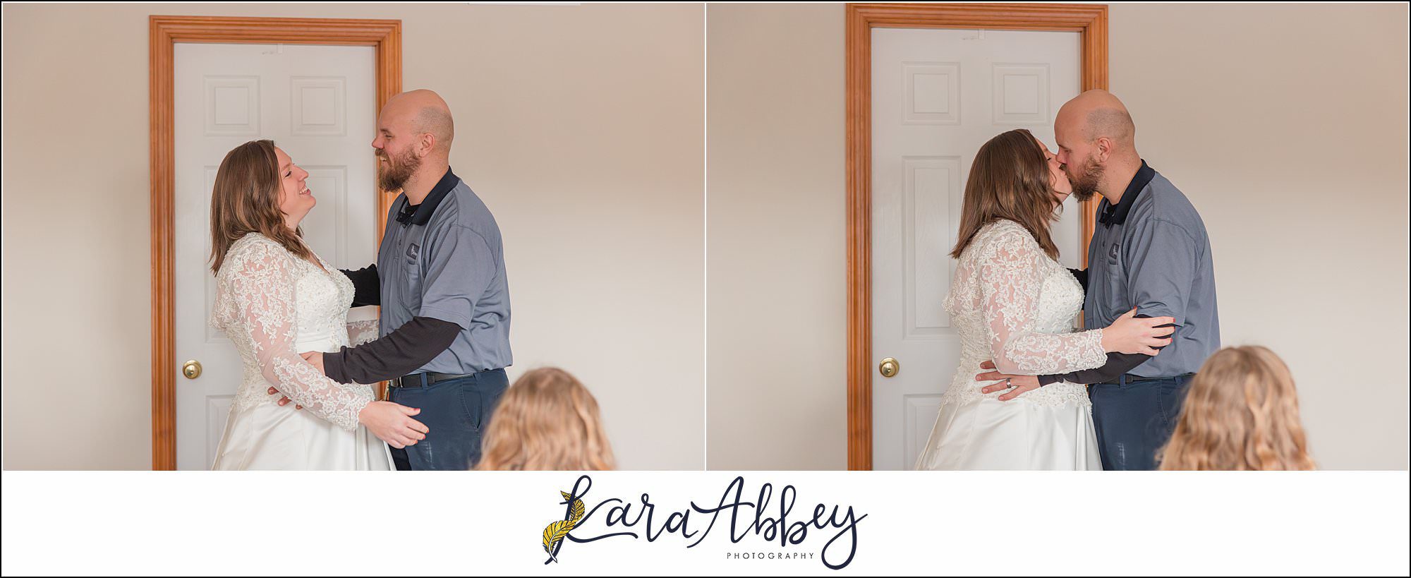 Winter Snowy Bridal Portraits in White Oak, PA