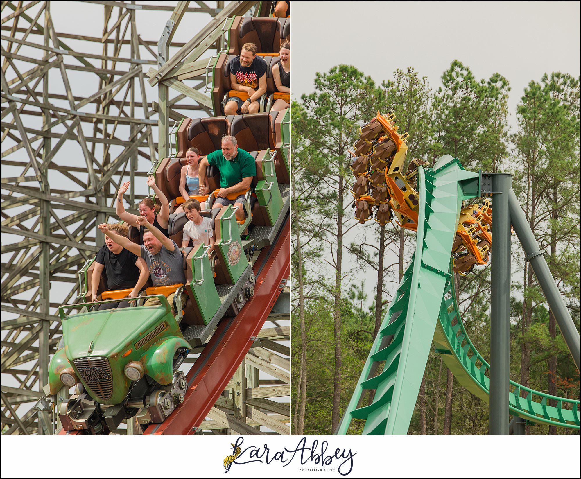 The Adventuring Abbeys Go to Kings Dominion to Ride Rapterra