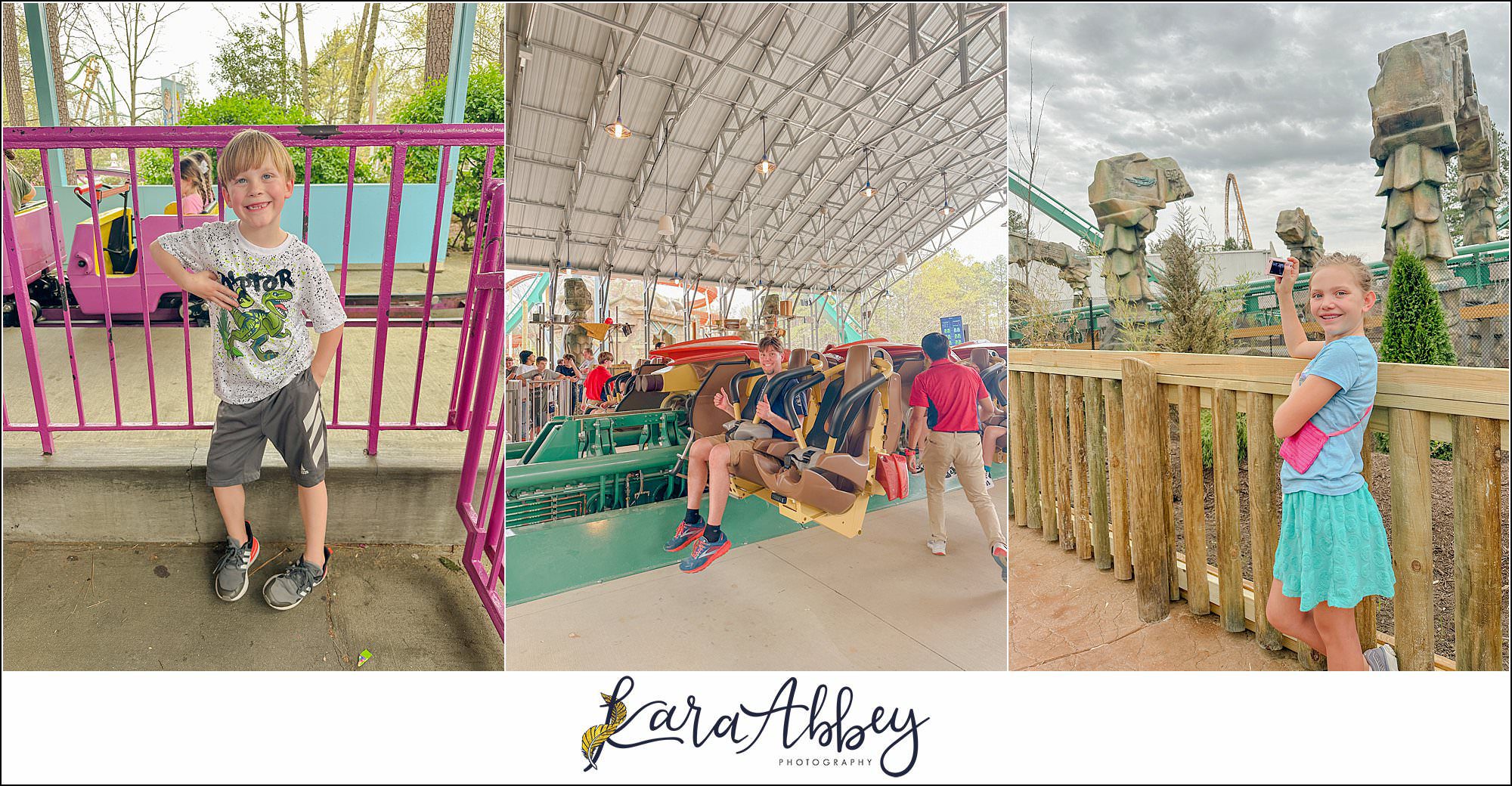 The Adventuring Abbeys Go to Kings Dominion to Ride Rapterra