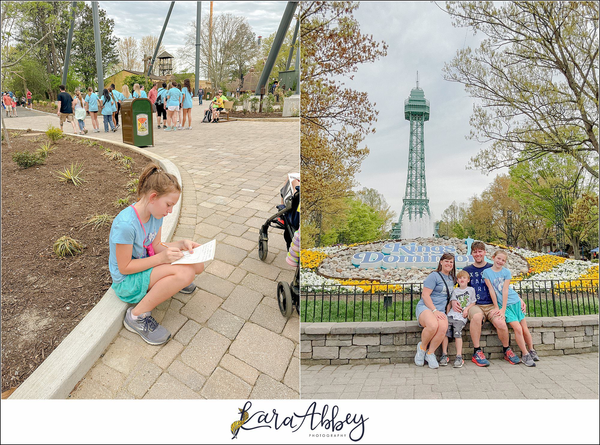 The Adventuring Abbeys Go to Kings Dominion to Ride Rapterra