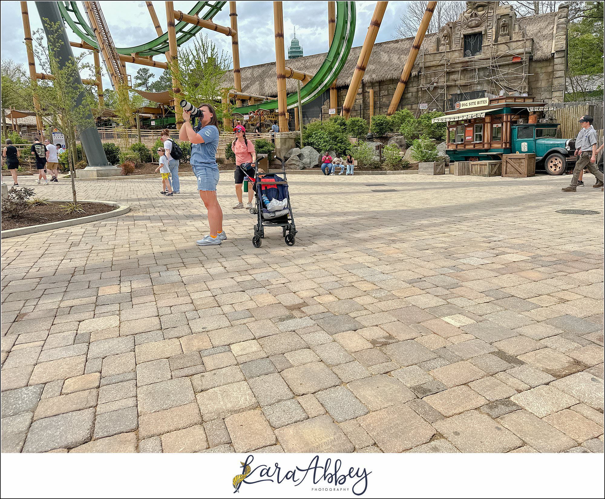 The Adventuring Abbeys Go to Kings Dominion to Ride Rapterra