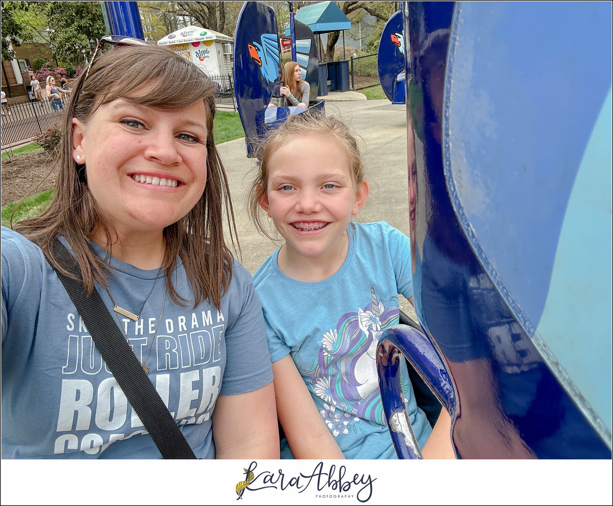 The Adventuring Abbeys Go to Kings Dominion to Ride Rapterra
