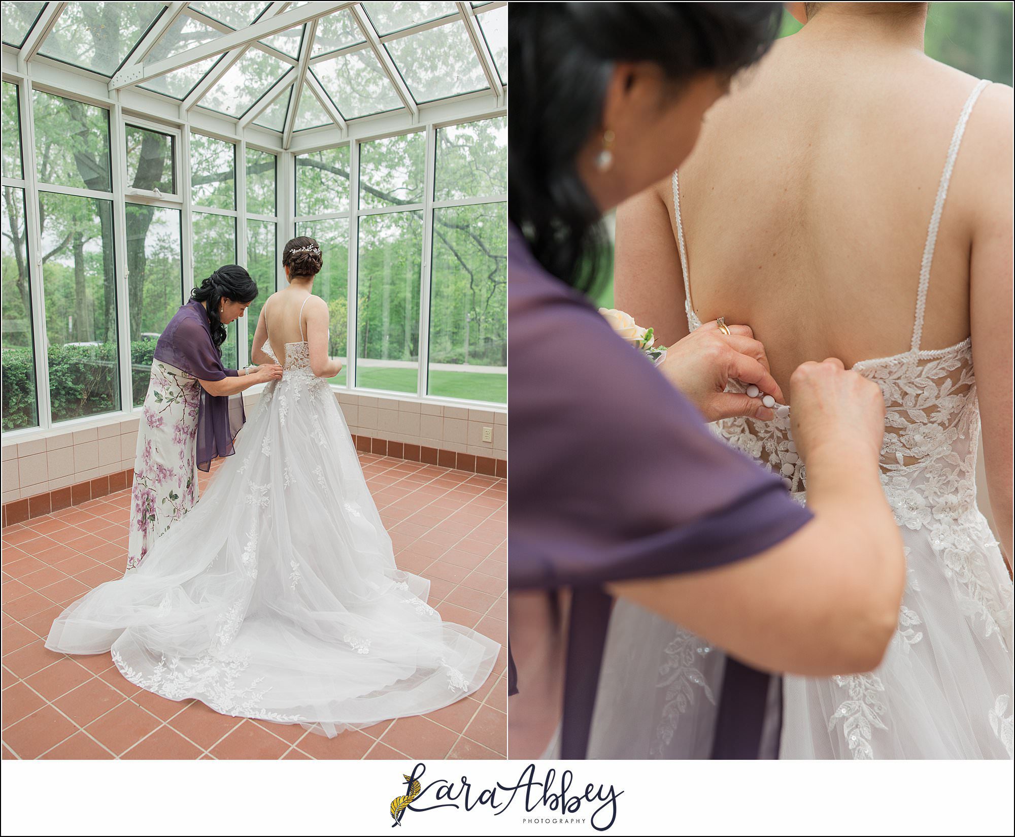 Intimate Spring Robin Hill Center Wedding in Coraopolis, PA