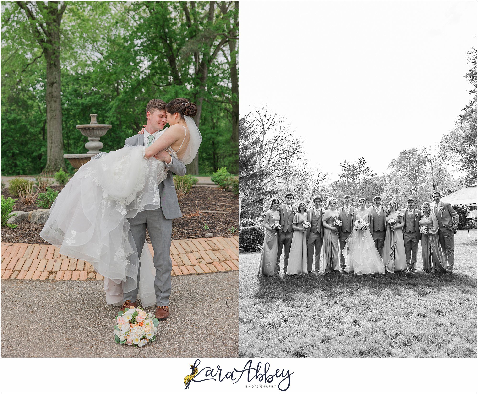 Intimate Spring Robin Hill Center Wedding in Coraopolis, PA