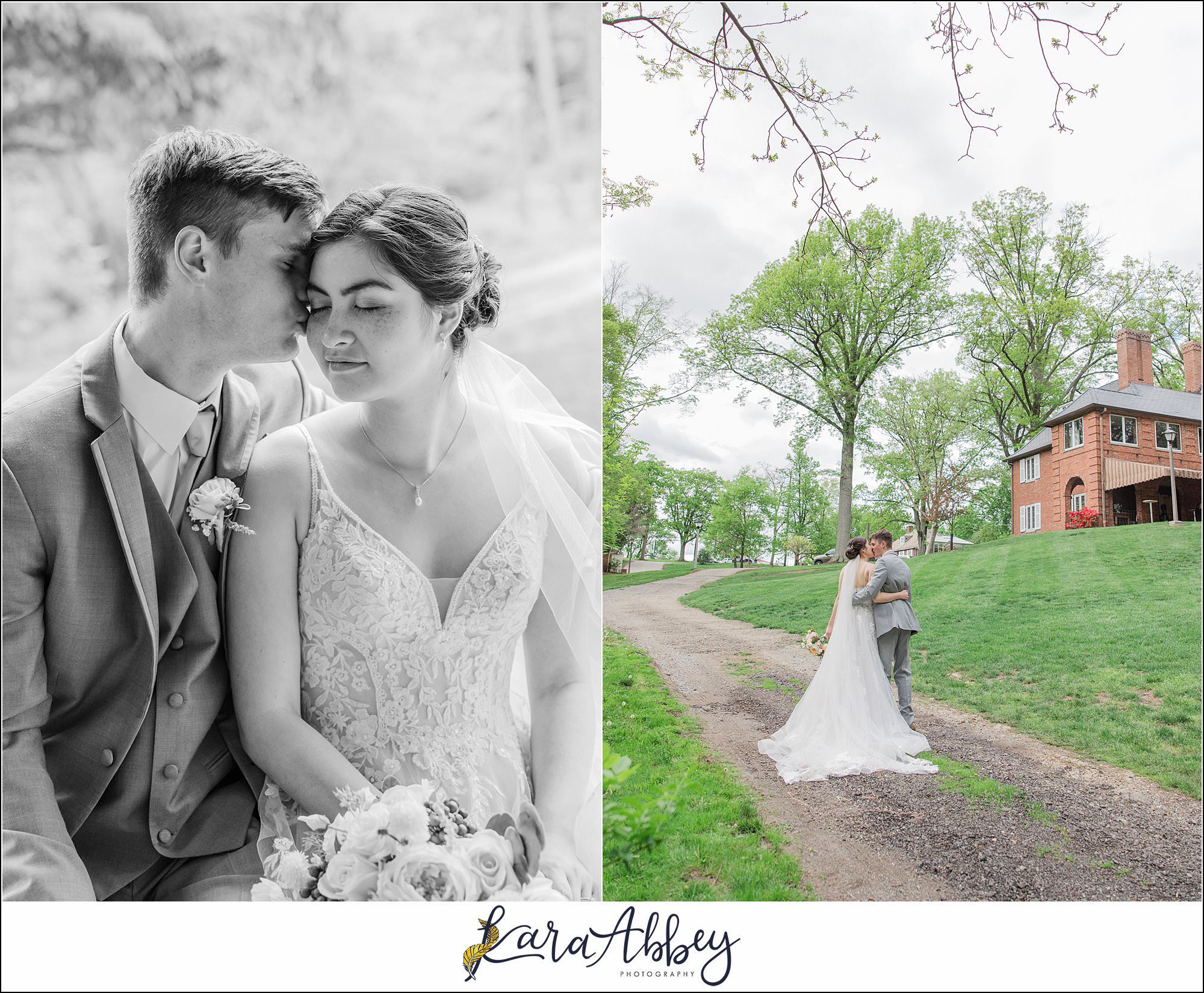 Intimate Spring Robin Hill Center Wedding in Coraopolis, PA