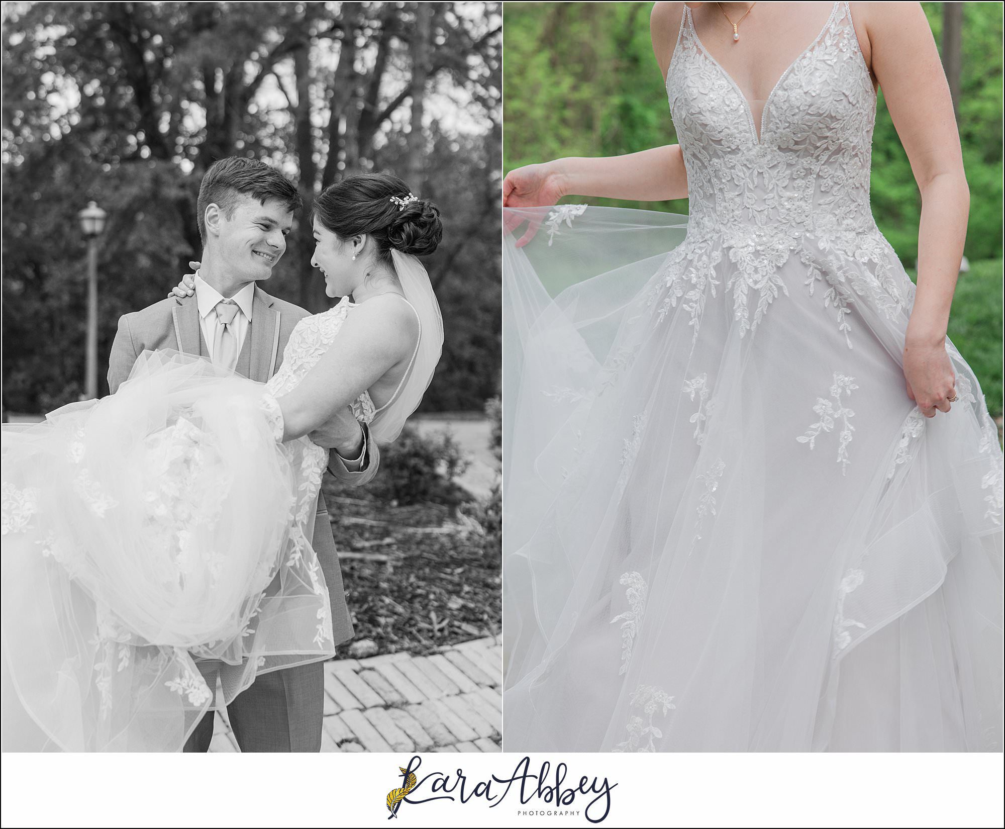 Intimate Spring Robin Hill Center Wedding in Coraopolis, PA