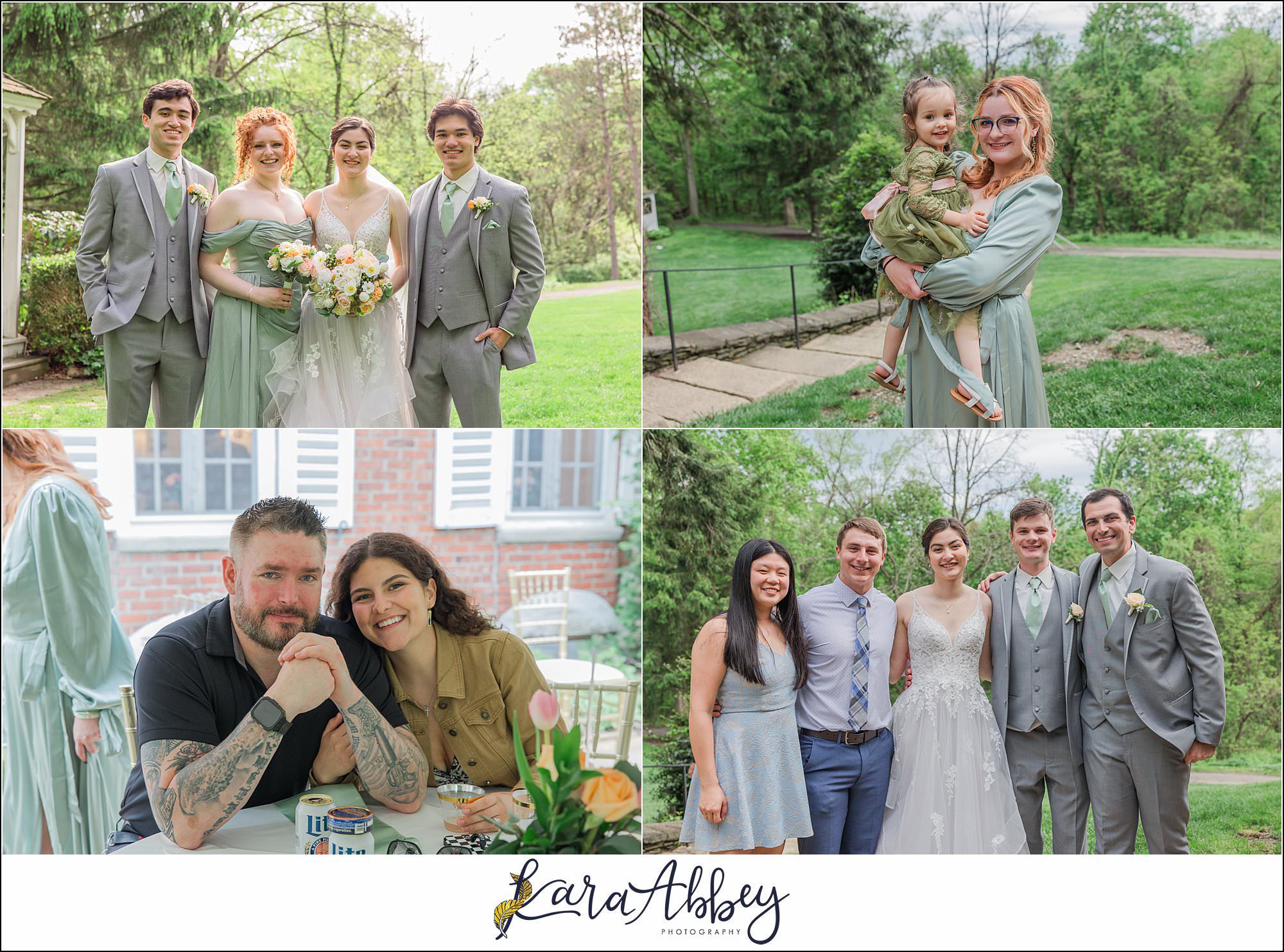 Intimate Spring Robin Hill Center Wedding in Coraopolis, PA