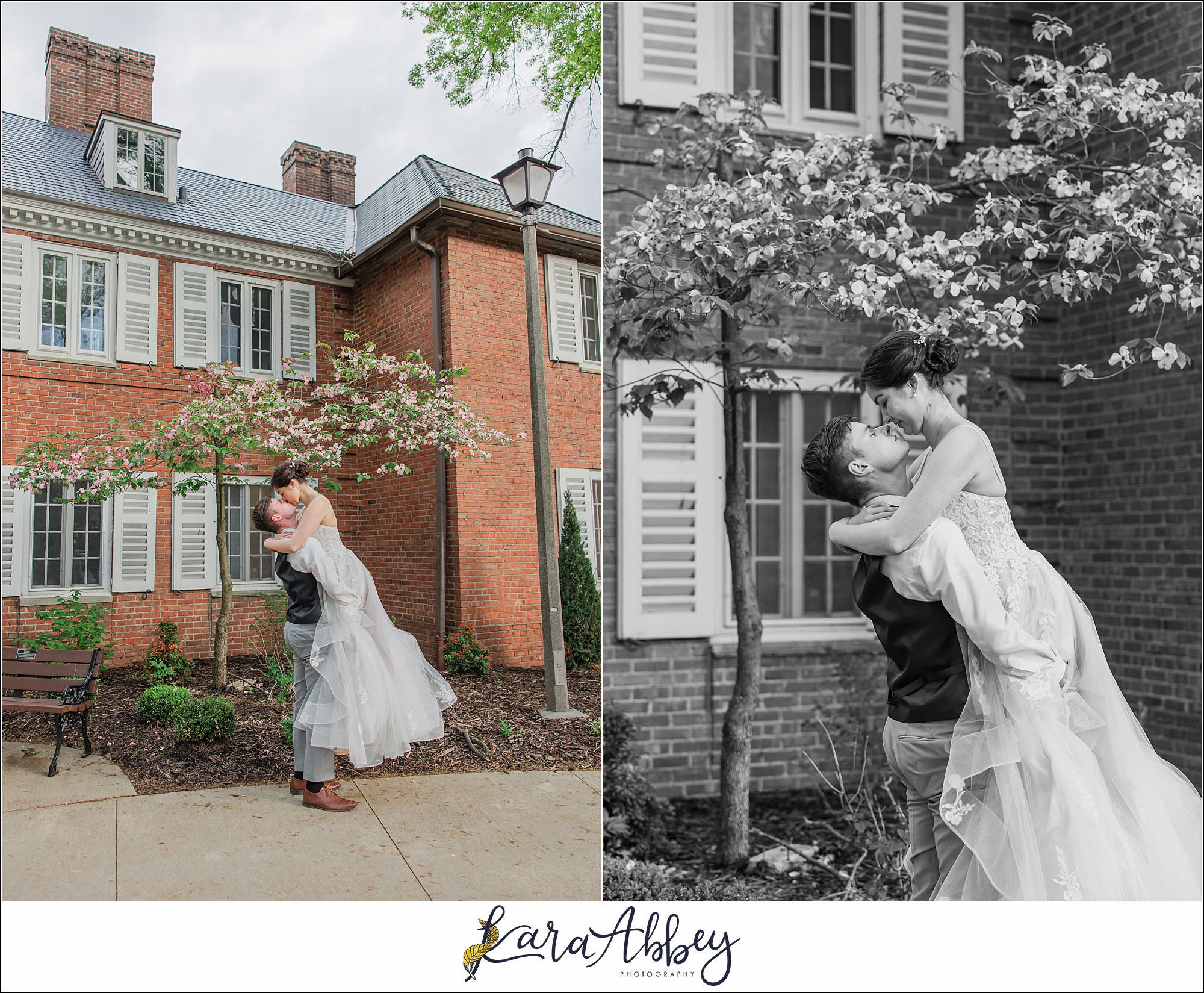 Intimate Spring Robin Hill Center Wedding in Coraopolis, PA