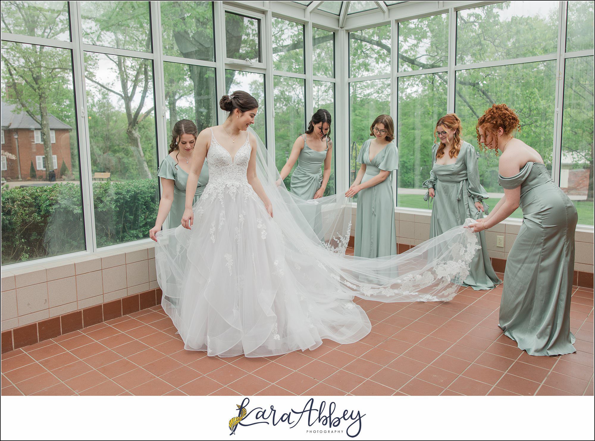 Intimate Spring Robin Hill Center Wedding in Coraopolis, PA