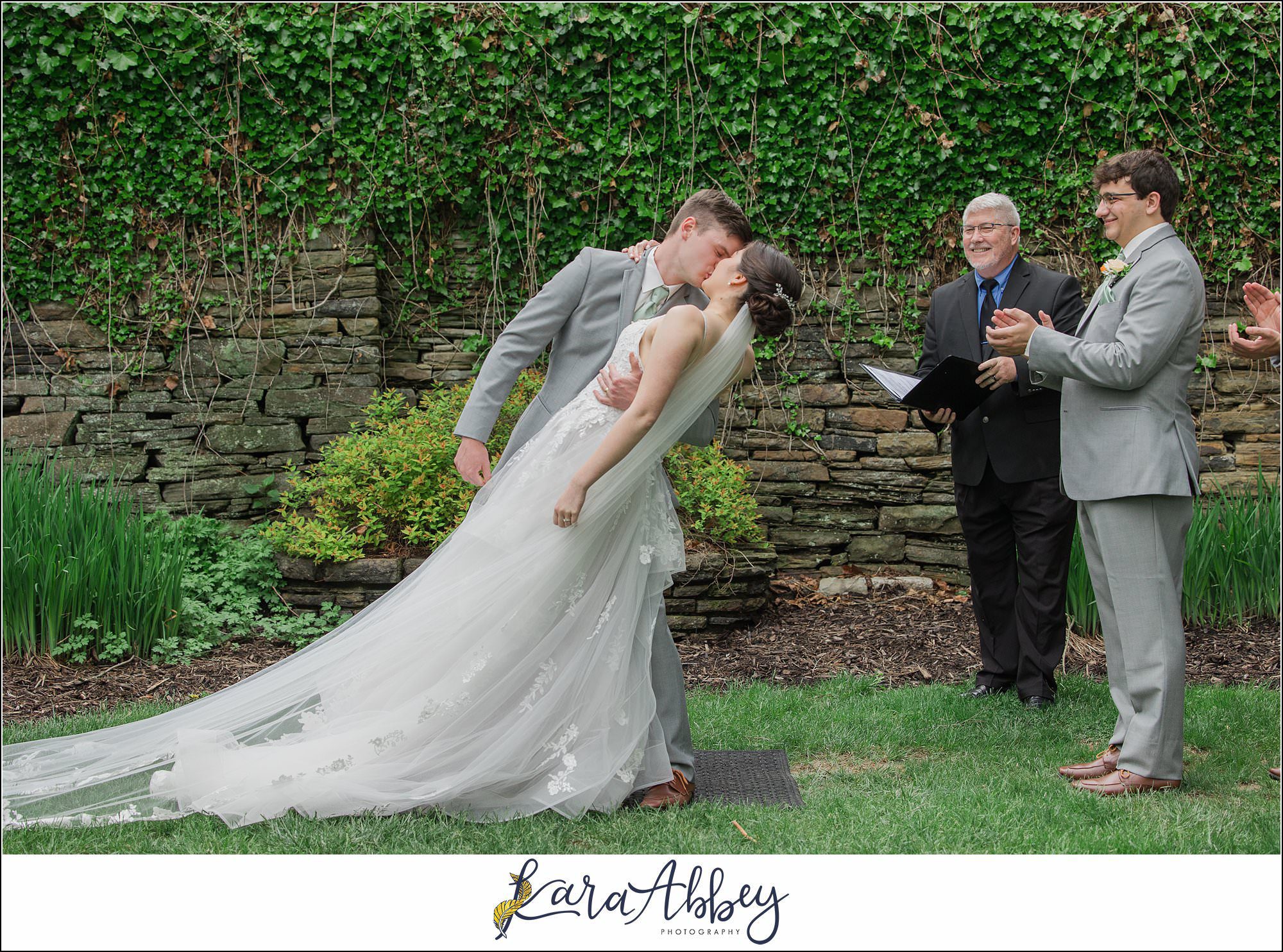 Intimate Spring Robin Hill Center Wedding in Coraopolis, PA