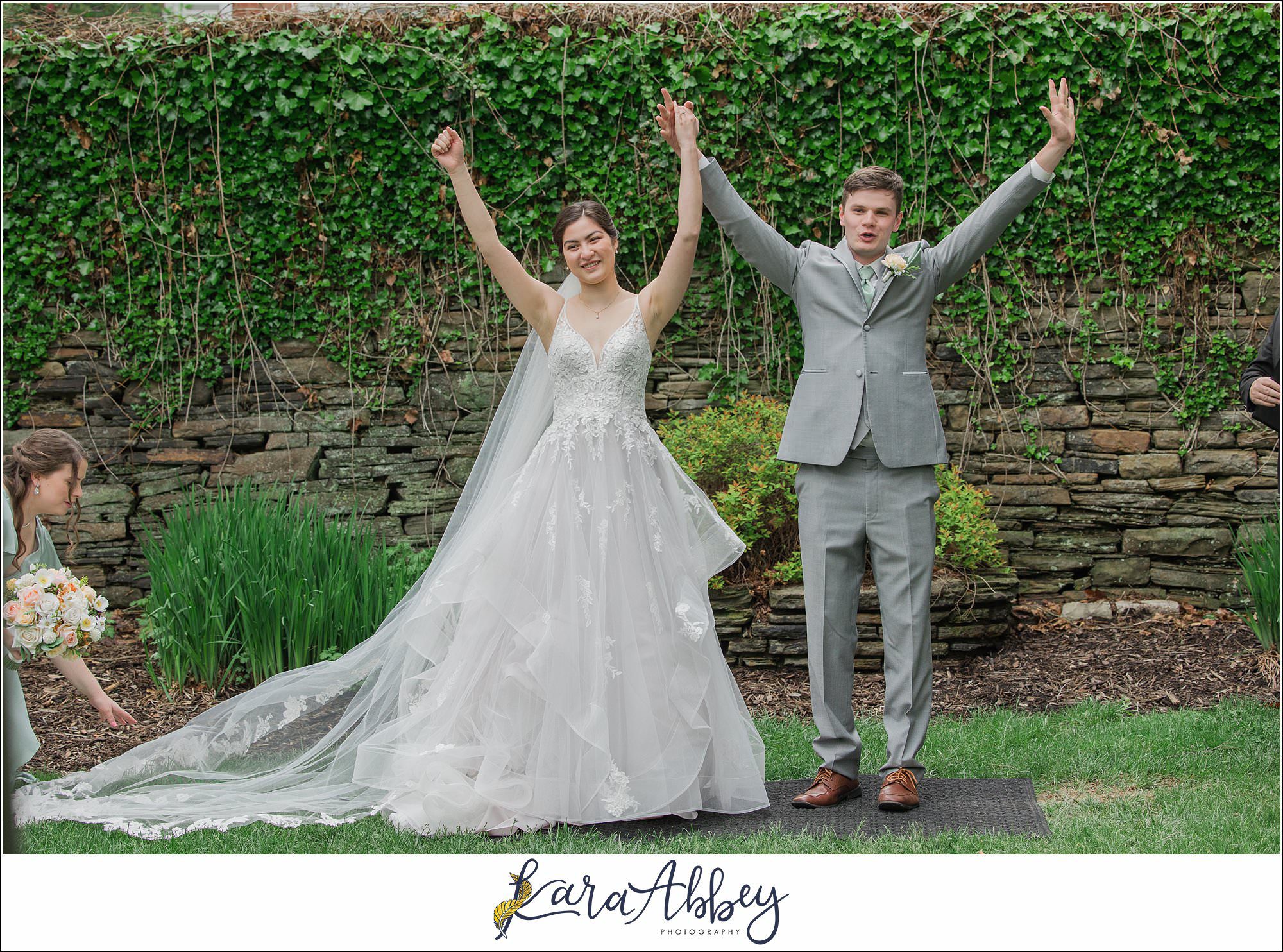 Intimate Spring Robin Hill Center Wedding in Coraopolis, PA