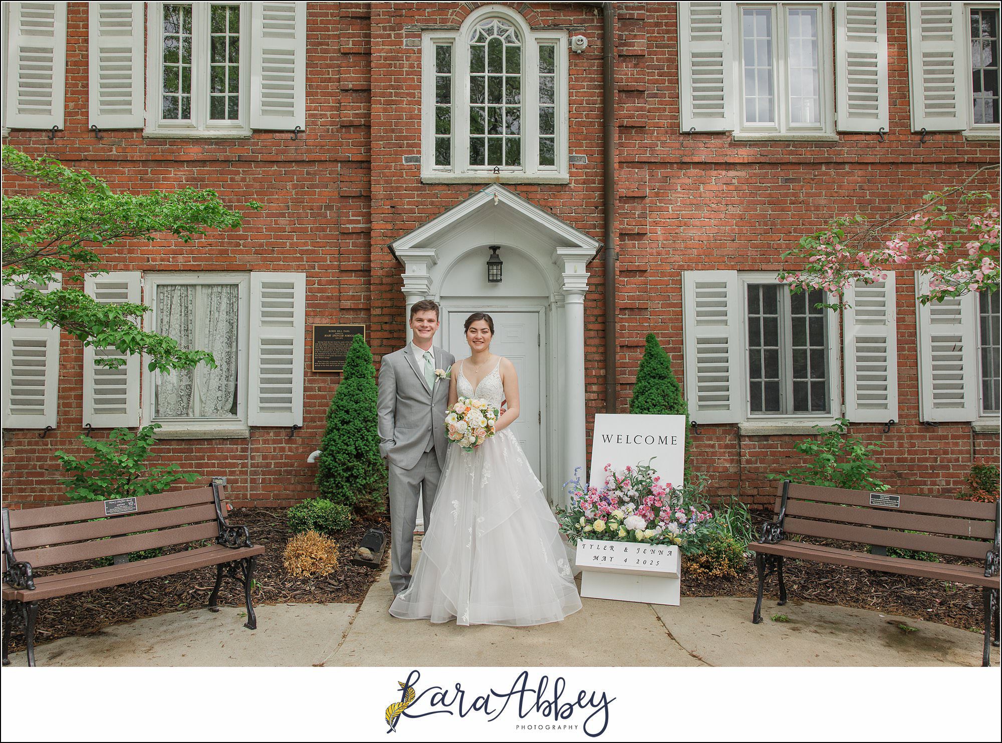 Intimate Spring Robin Hill Center Wedding in Coraopolis, PA