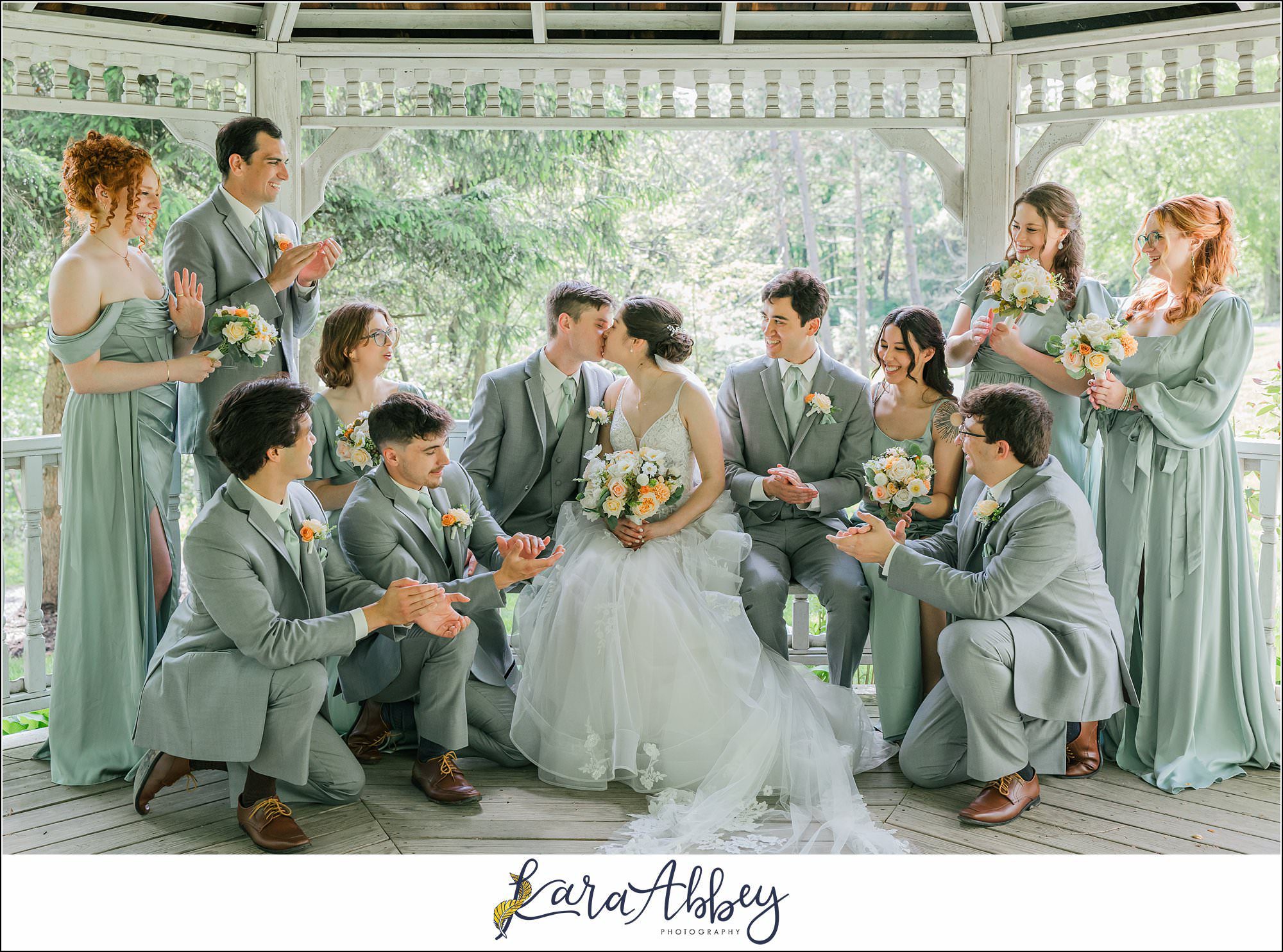 Intimate Spring Robin Hill Center Wedding in Coraopolis, PA