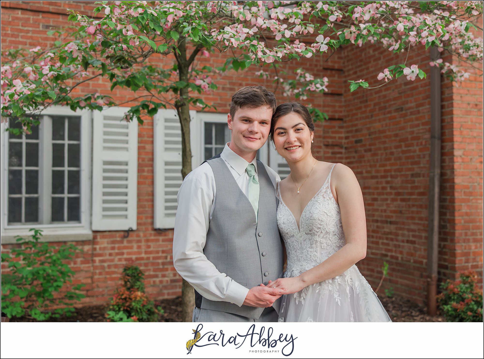 Intimate Spring Robin Hill Center Wedding in Coraopolis, PA