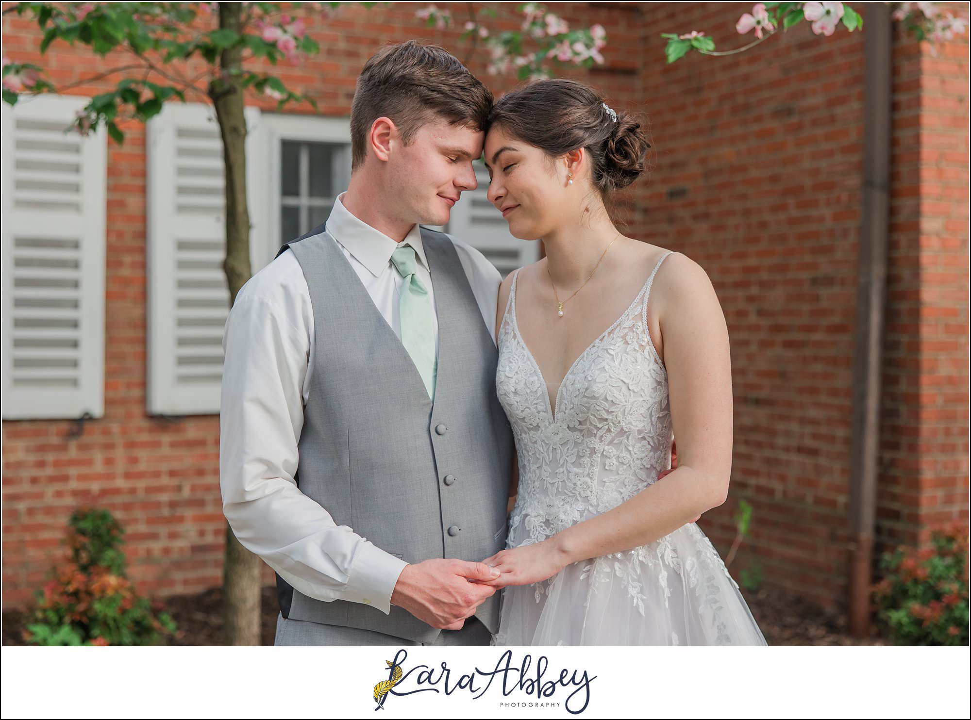 Intimate Spring Robin Hill Center Wedding in Coraopolis, PA