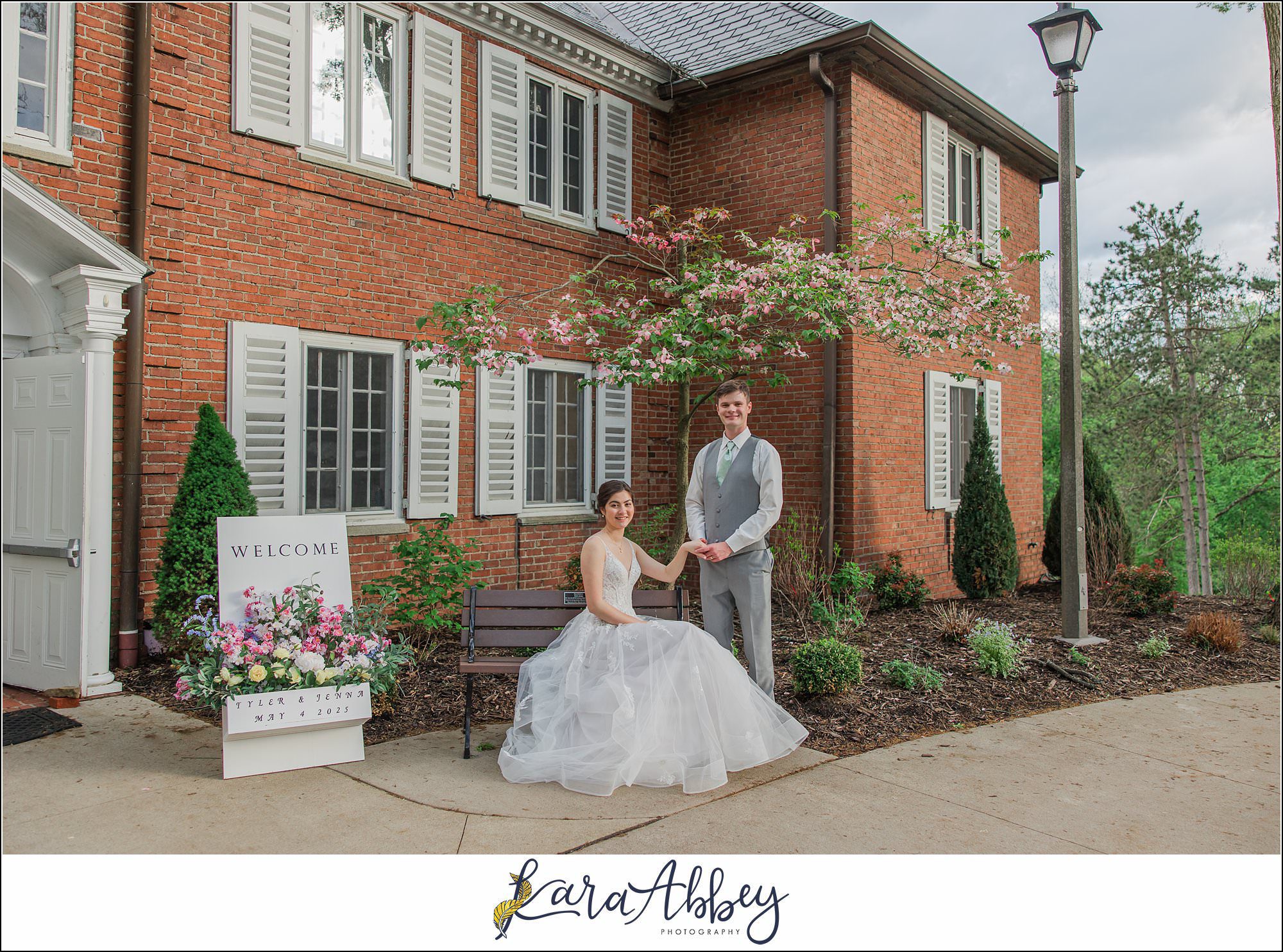 Intimate Spring Robin Hill Center Wedding in Coraopolis, PA