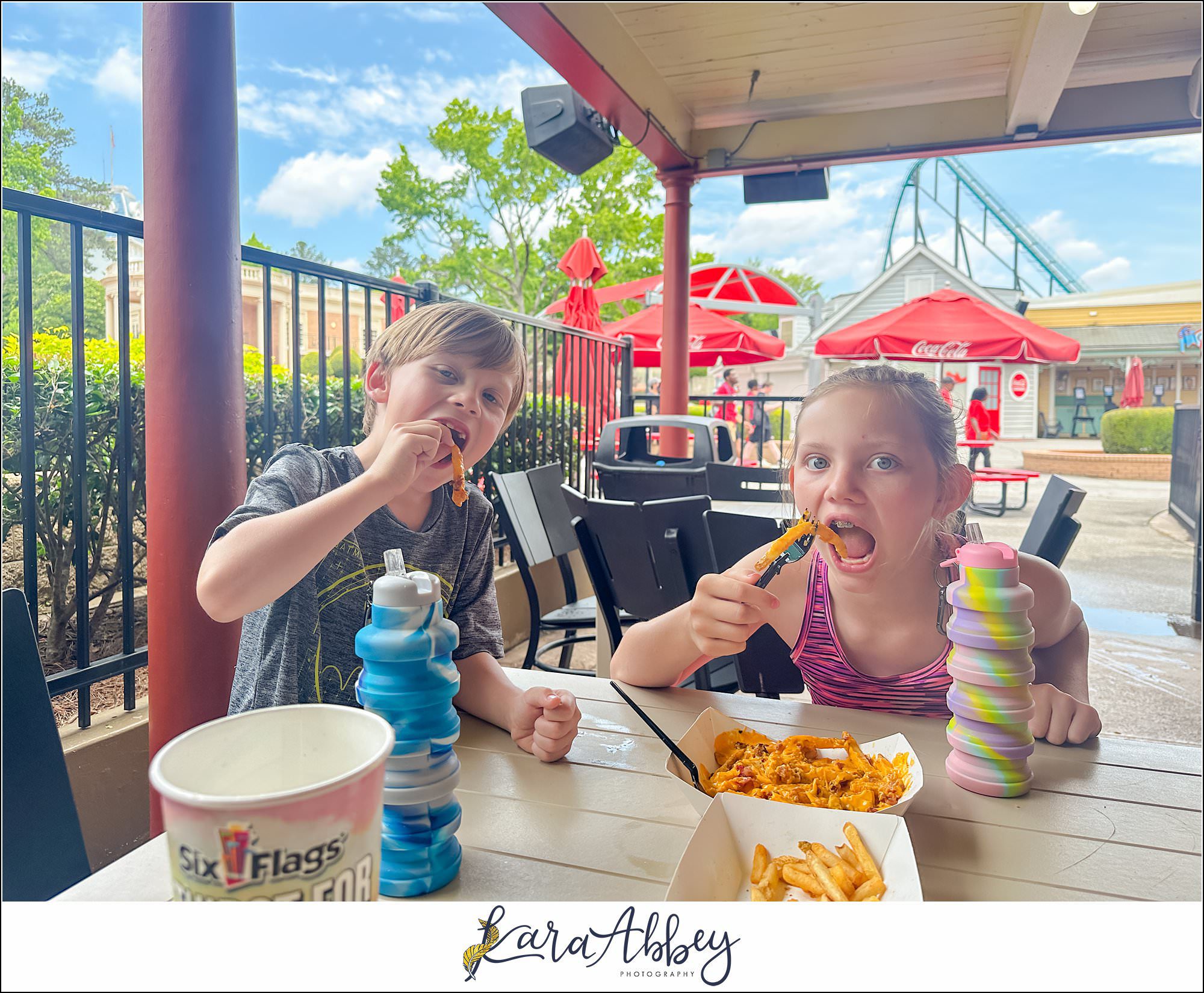 The Adventuring Abbeys go to Six Flags Over Georgia