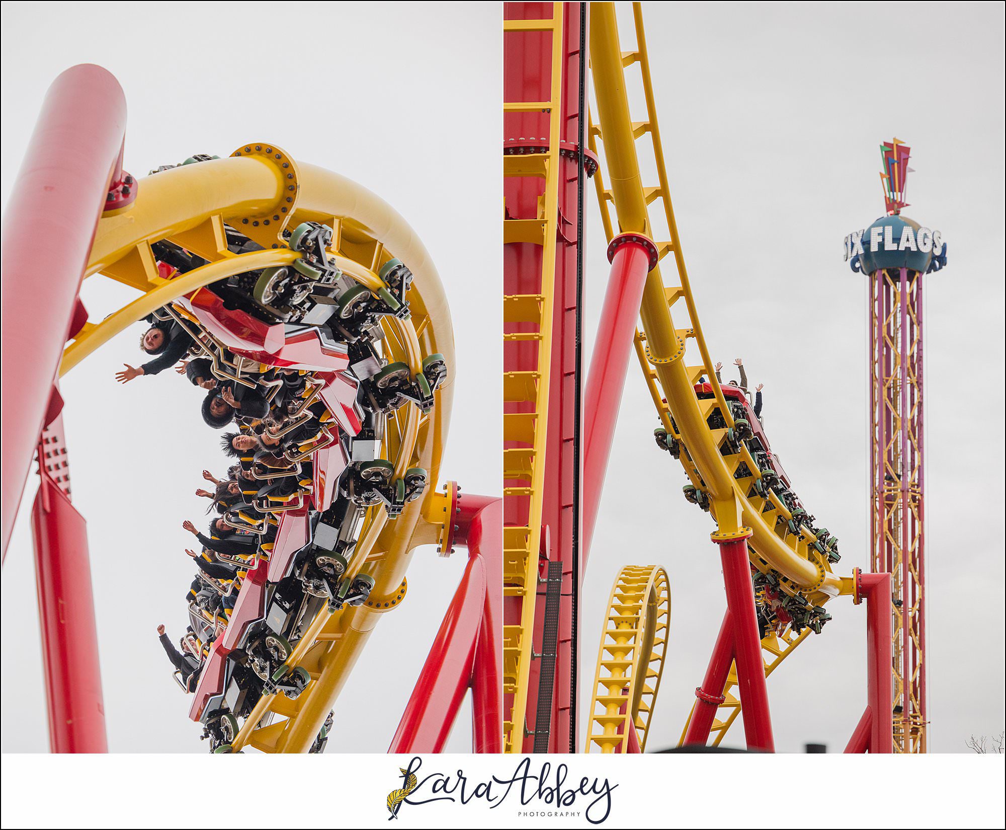 The Adventuring Abbeys go to Six Flags Great Adventure to ride Flash: Vertical Velocity