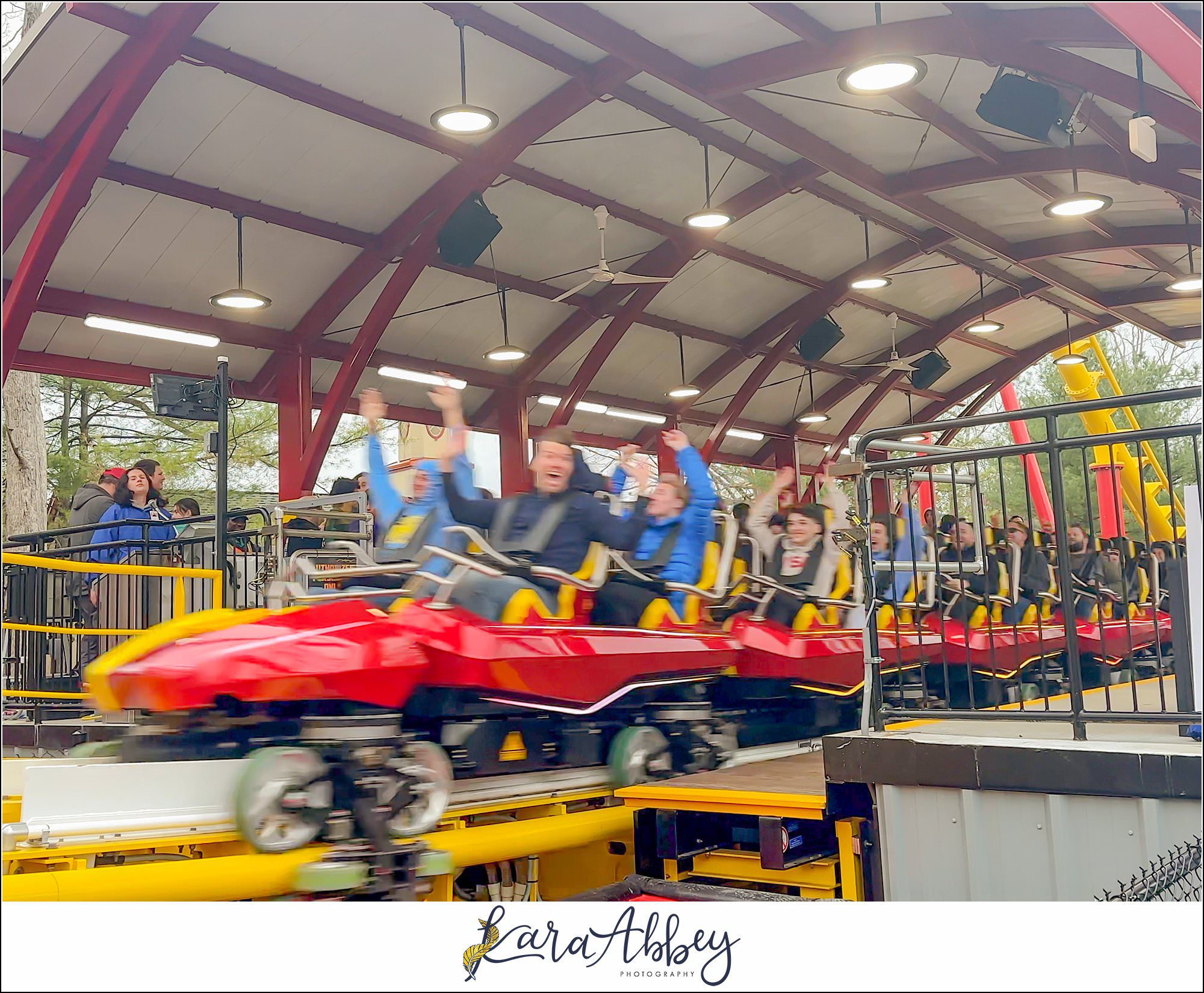 The Adventuring Abbeys go to Six Flags Great Adventure to ride Flash: Vertical Velocity