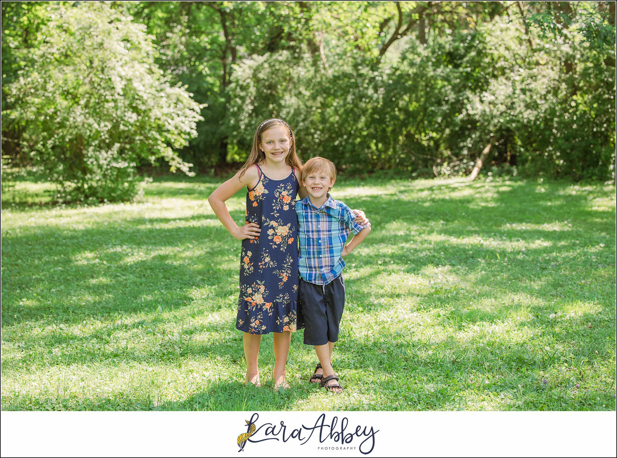 Half Birthday Backyard Portraits in Irwin PA