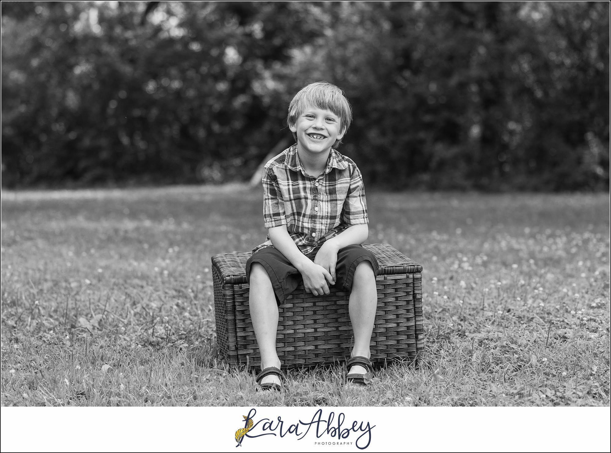Half Birthday Backyard Portraits in Irwin PA